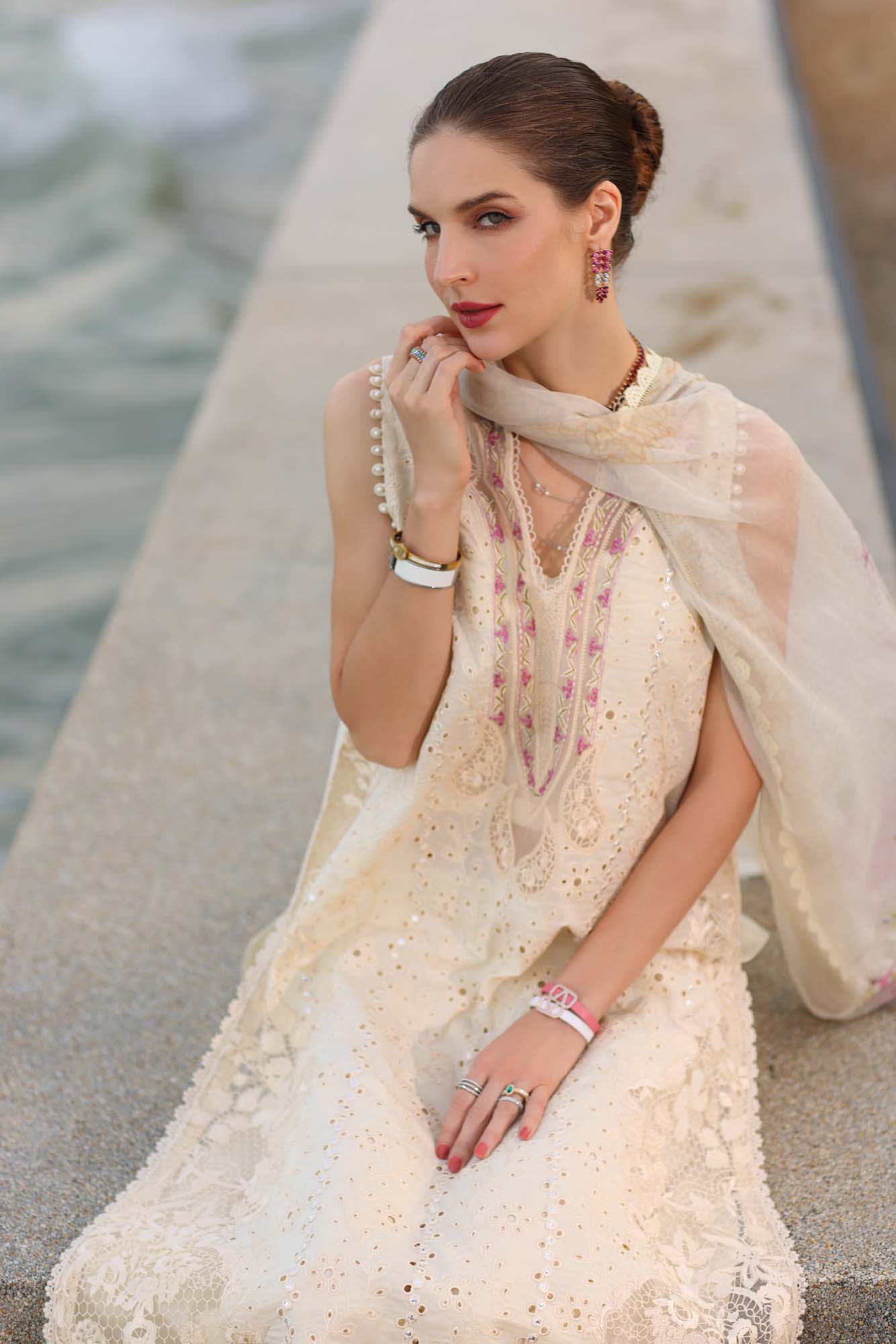 Noor by Saadia Asad | Eid Luxury Laserkari 25 | D3-A - Official Noor by Saadia Asad stockist in UK - Sakeena London