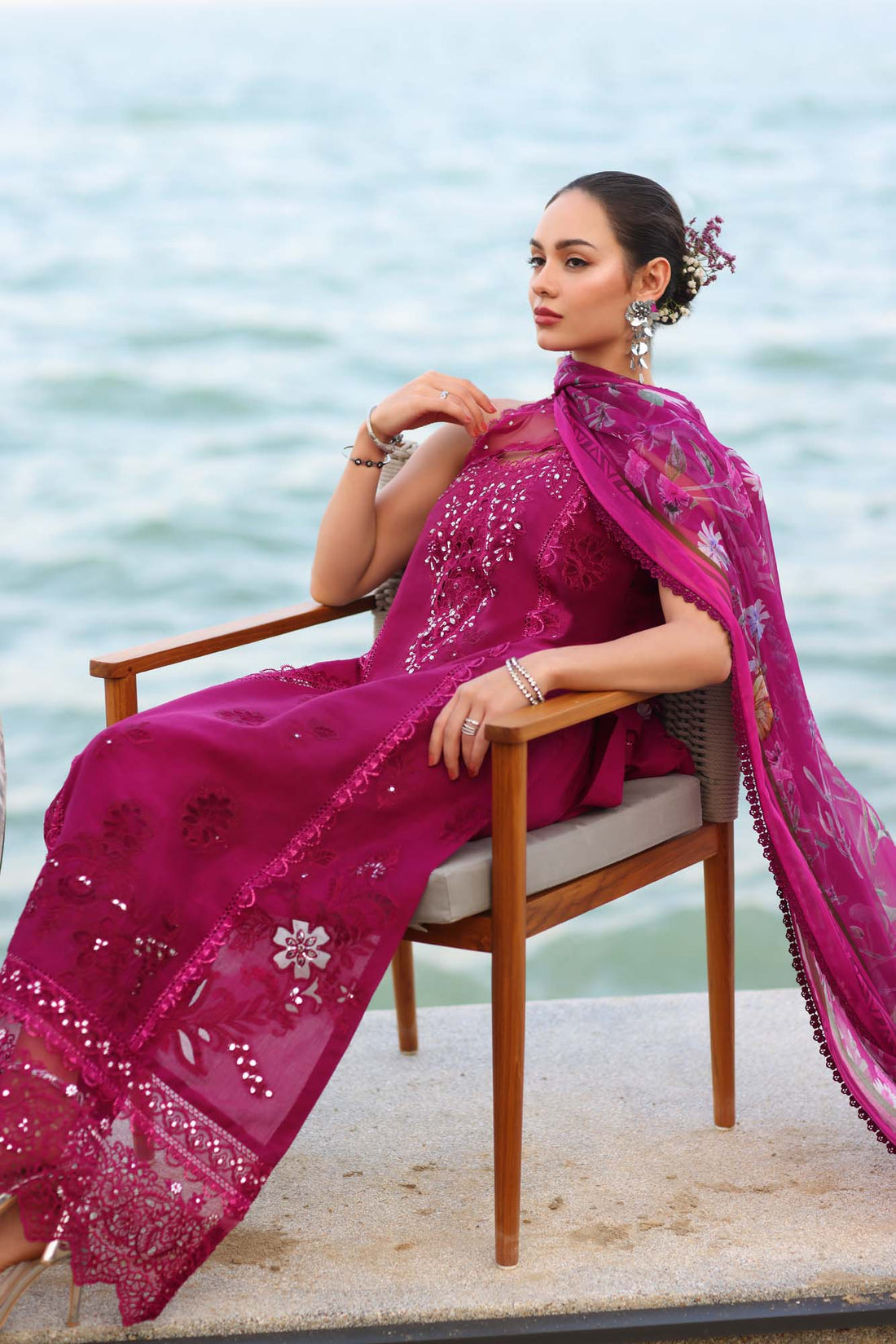 Noor by Saadia Asad | Eid Luxury Laserkari 25 | D9-A - Official Noor by Saadia Asad stockist in UK - Sakeena London