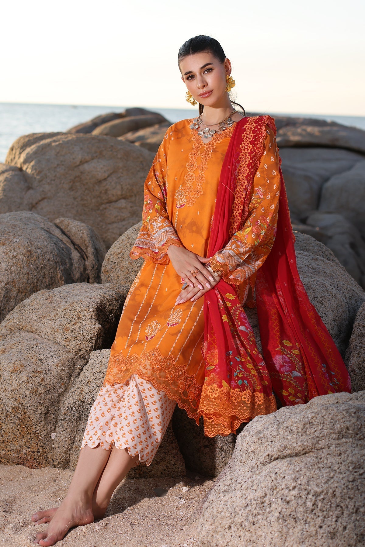 Charizma | Lawn Collection 24 | AS4-07 - Official Charizma stockist in UK - Sakeena London