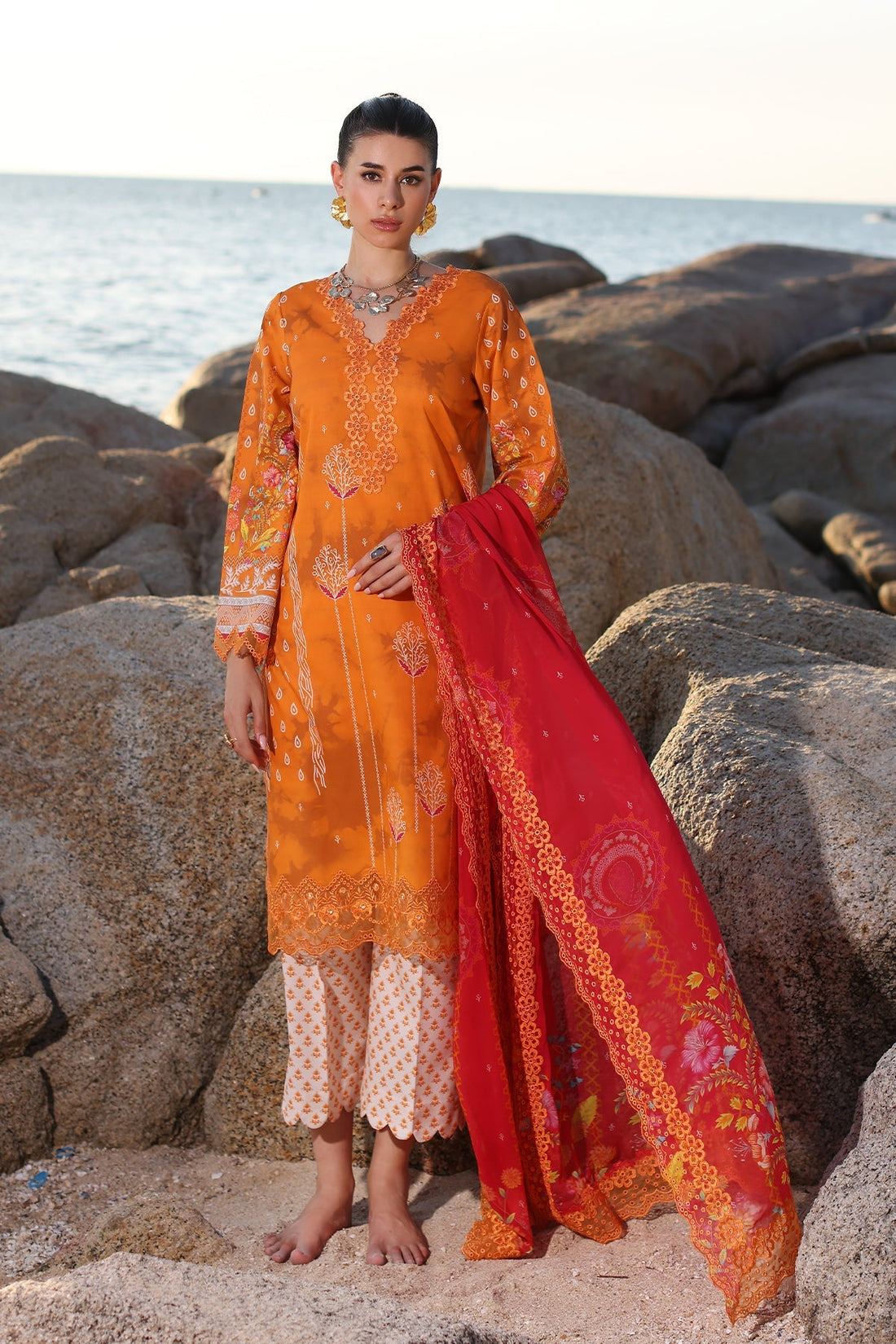 Charizma | Lawn Collection 24 | AS4-07 - Official Charizma stockist in UK - Sakeena London