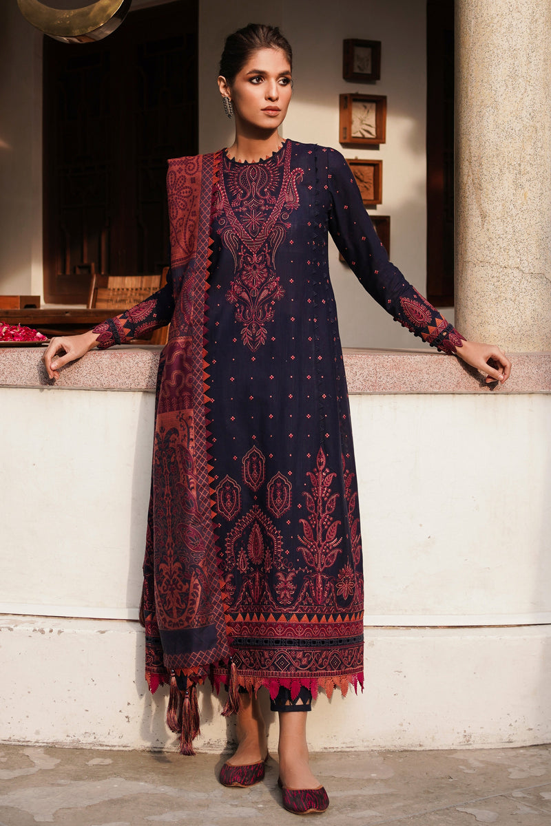 Jazmin | Winter Edition 24 | SLUB KHADDAR UW-0074 - Official Jazmin stockist in UK - Sakeena London