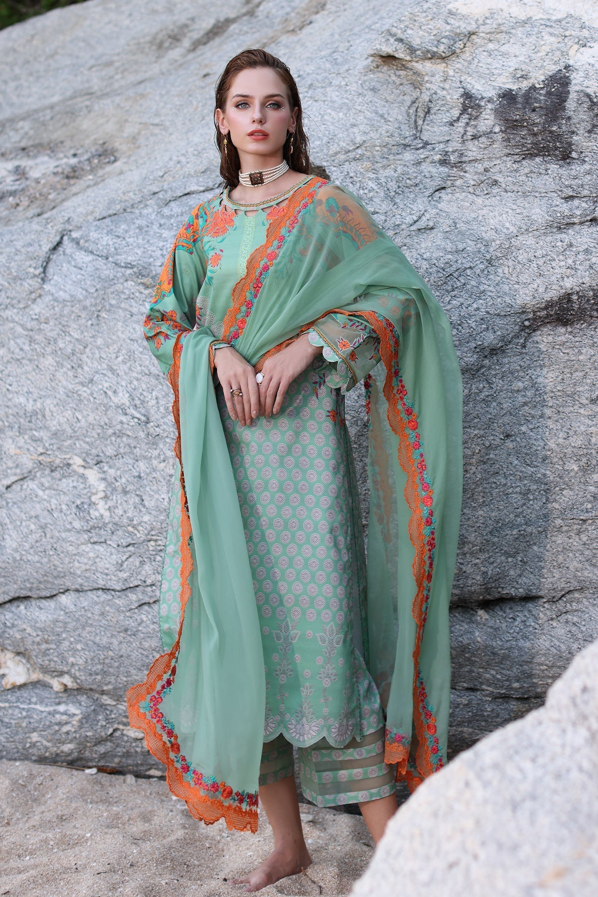 Charizma | Lawn Collection 24 | AS4-26 - Official Charizma stockist in UK - Sakeena London