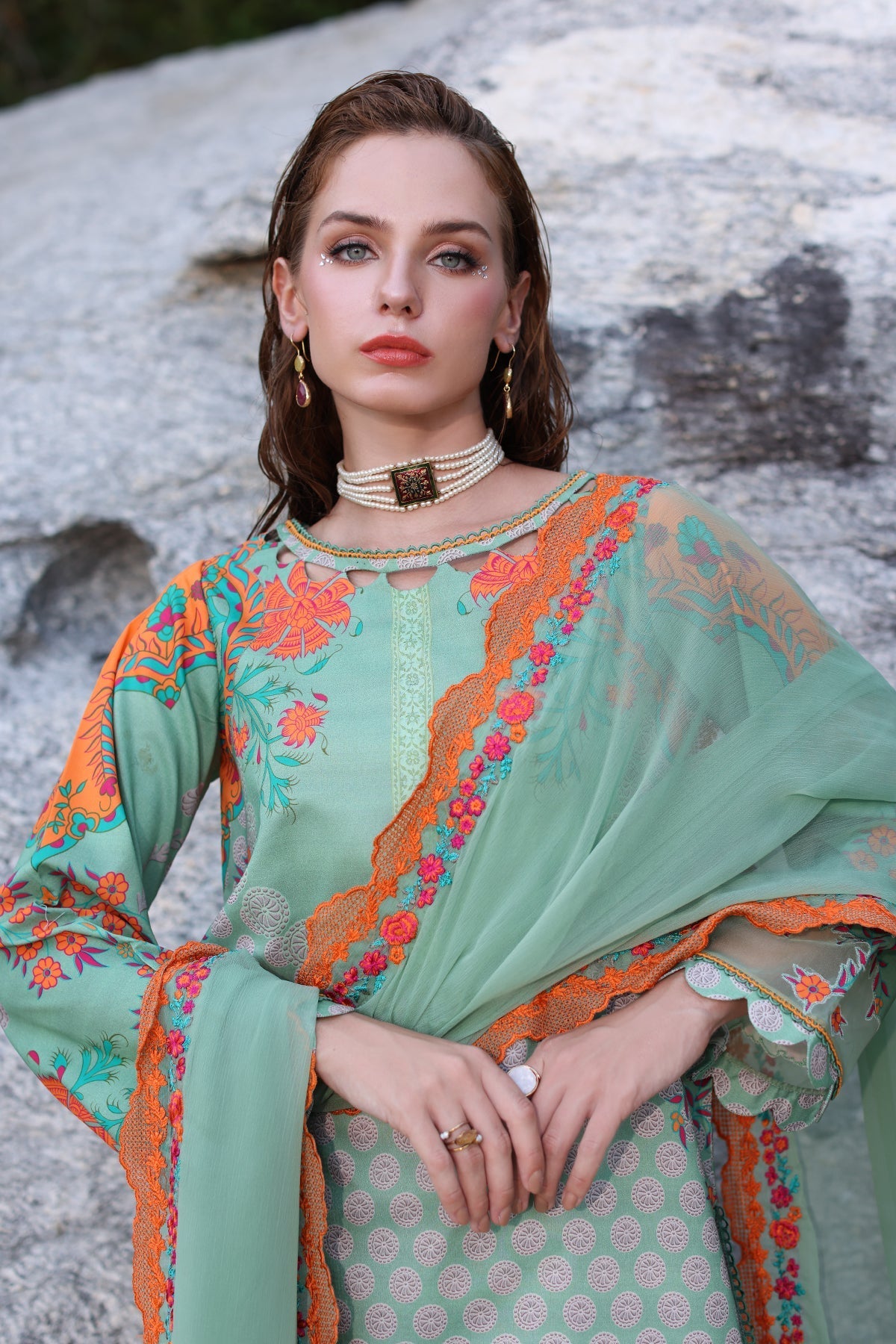 Charizma | Lawn Collection 24 | AS4-26 - Official Charizma stockist in UK - Sakeena London