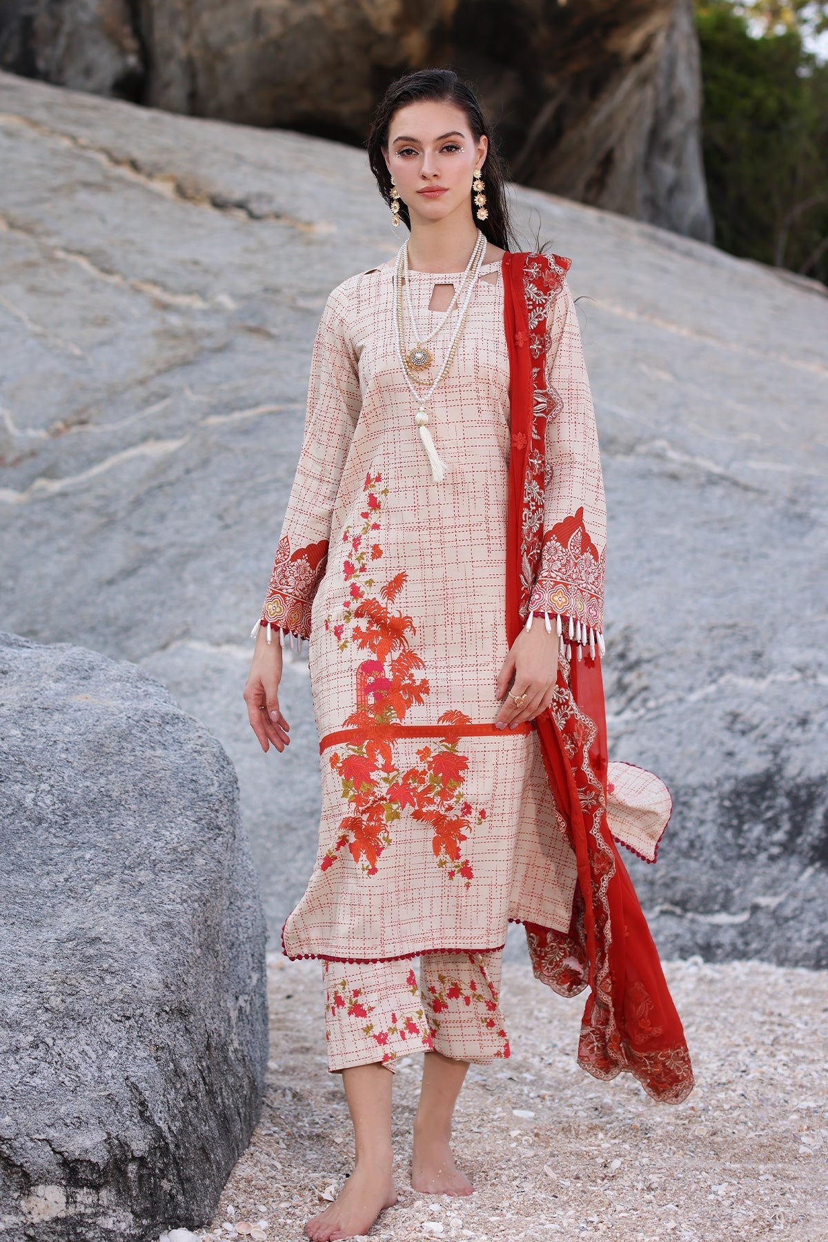 Charizma | Lawn Collection 24 | AS4-24 - Official Charizma stockist in UK - Sakeena London
