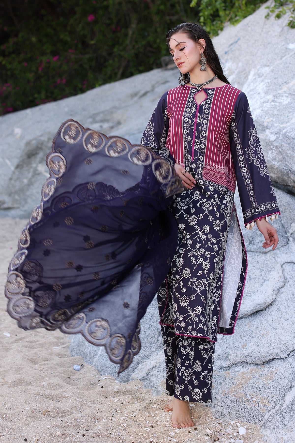 Charizma | Lawn Collection 24 | AS4-23 - Official Charizma stockist in UK - Sakeena London