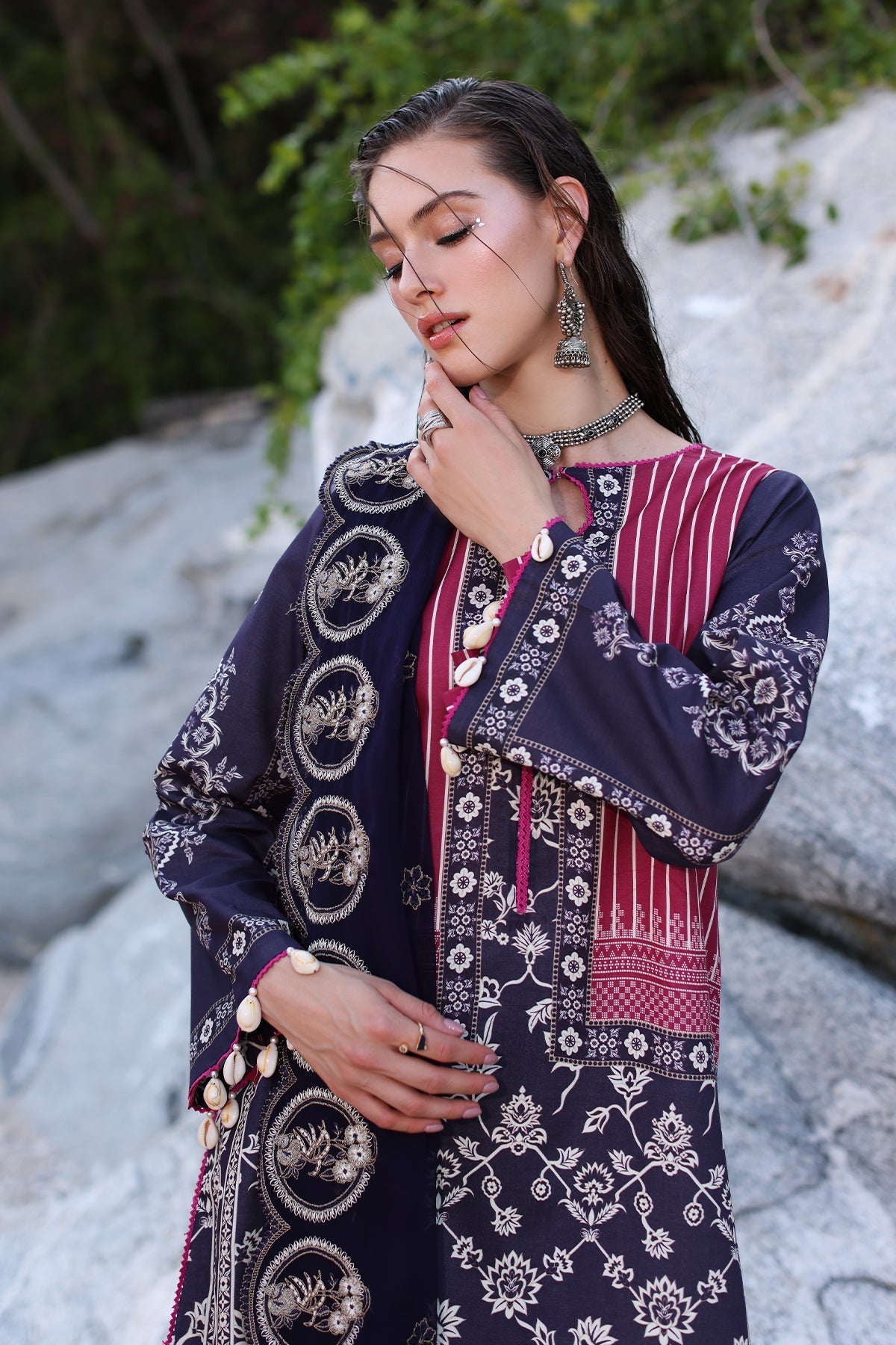 Charizma | Lawn Collection 24 | AS4-23 - Official Charizma stockist in UK - Sakeena London