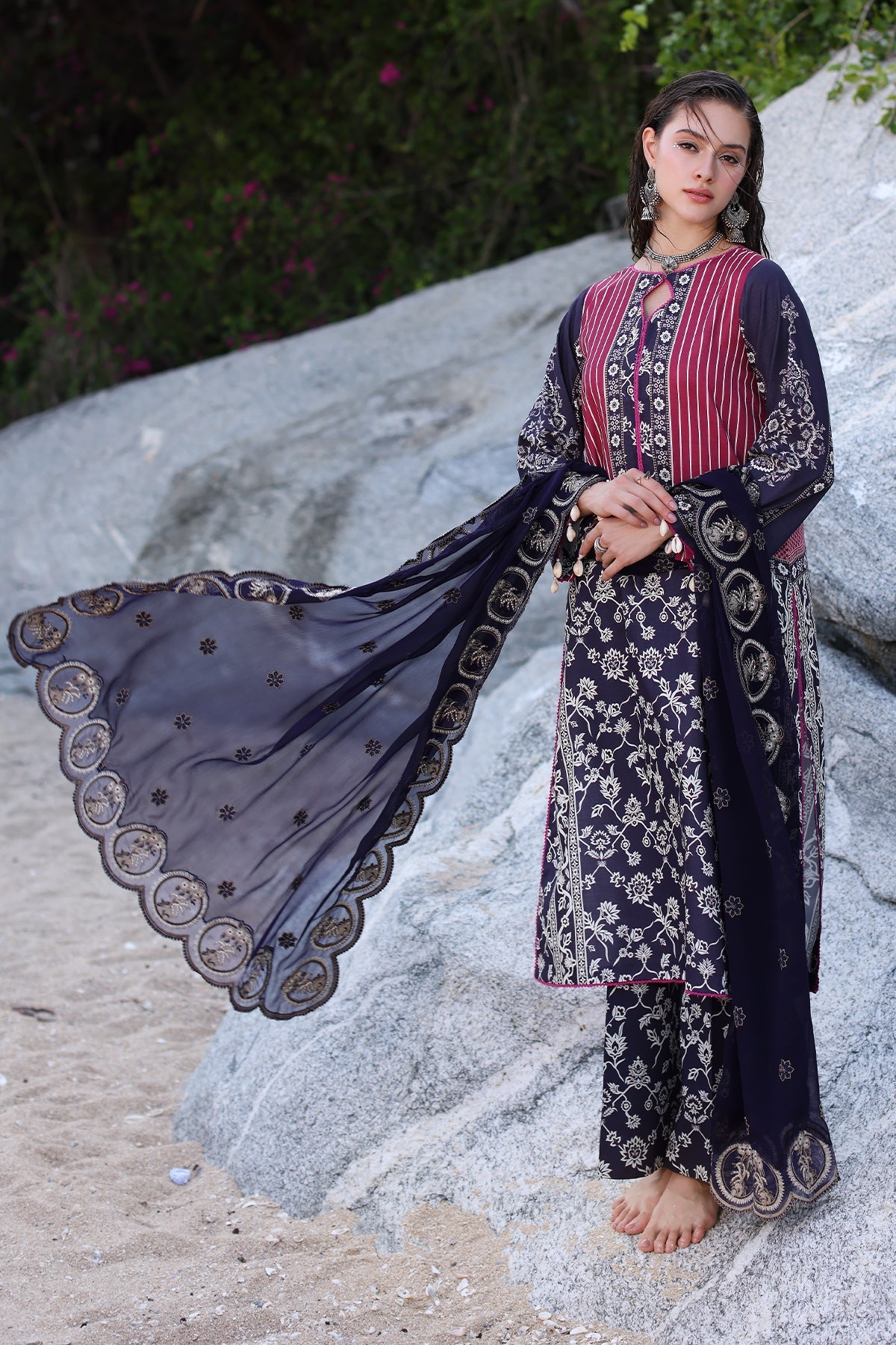 Charizma | Lawn Collection 24 | AS4-23 - Official Charizma stockist in UK - Sakeena London