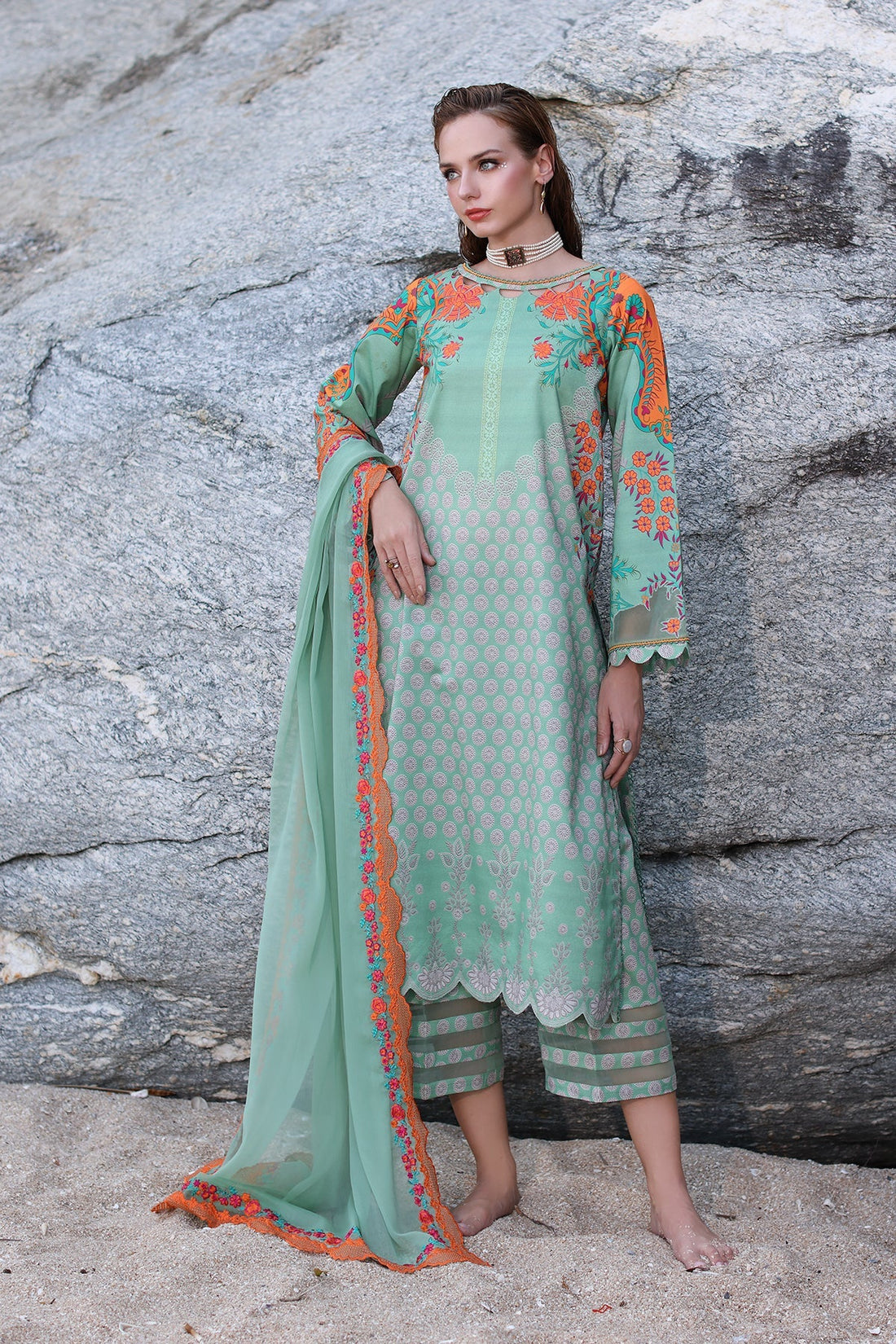 Charizma | Lawn Collection 24 | AS4-26 - Official Charizma stockist in UK - Sakeena London