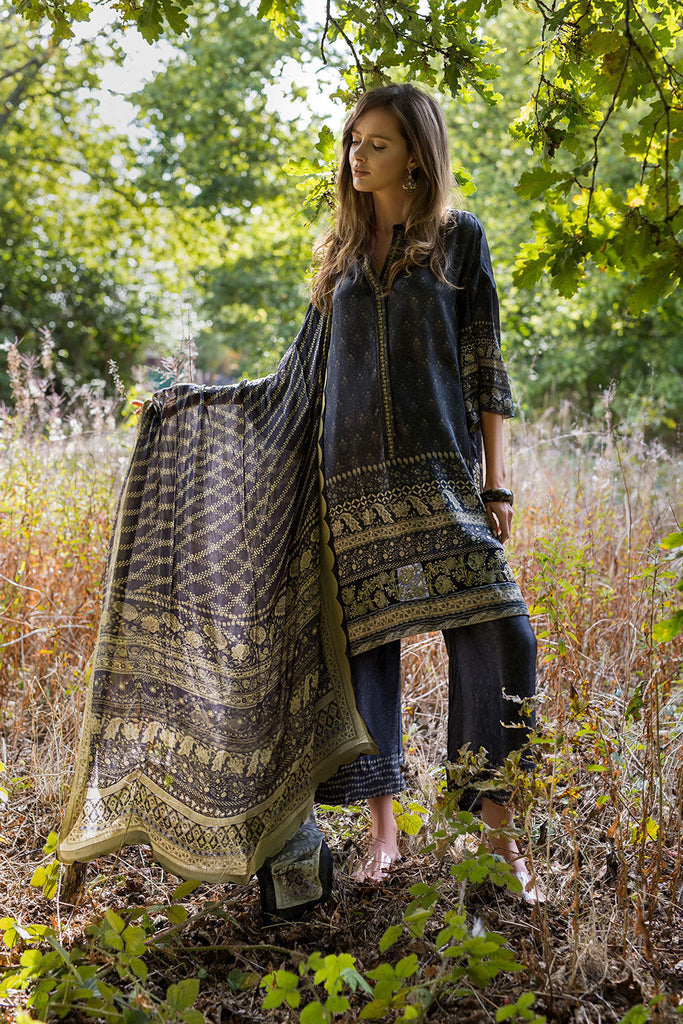 Sobia Nazir | Silk Satin 25 | ST25-05 - Official Sobia Nazir stockist in UK - Sakeena London