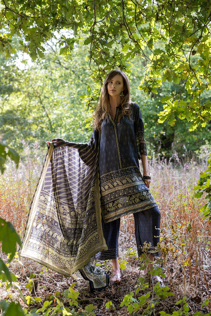 Sobia Nazir | Silk Satin 25 | ST25-05 - Official Sobia Nazir stockist in UK - Sakeena London