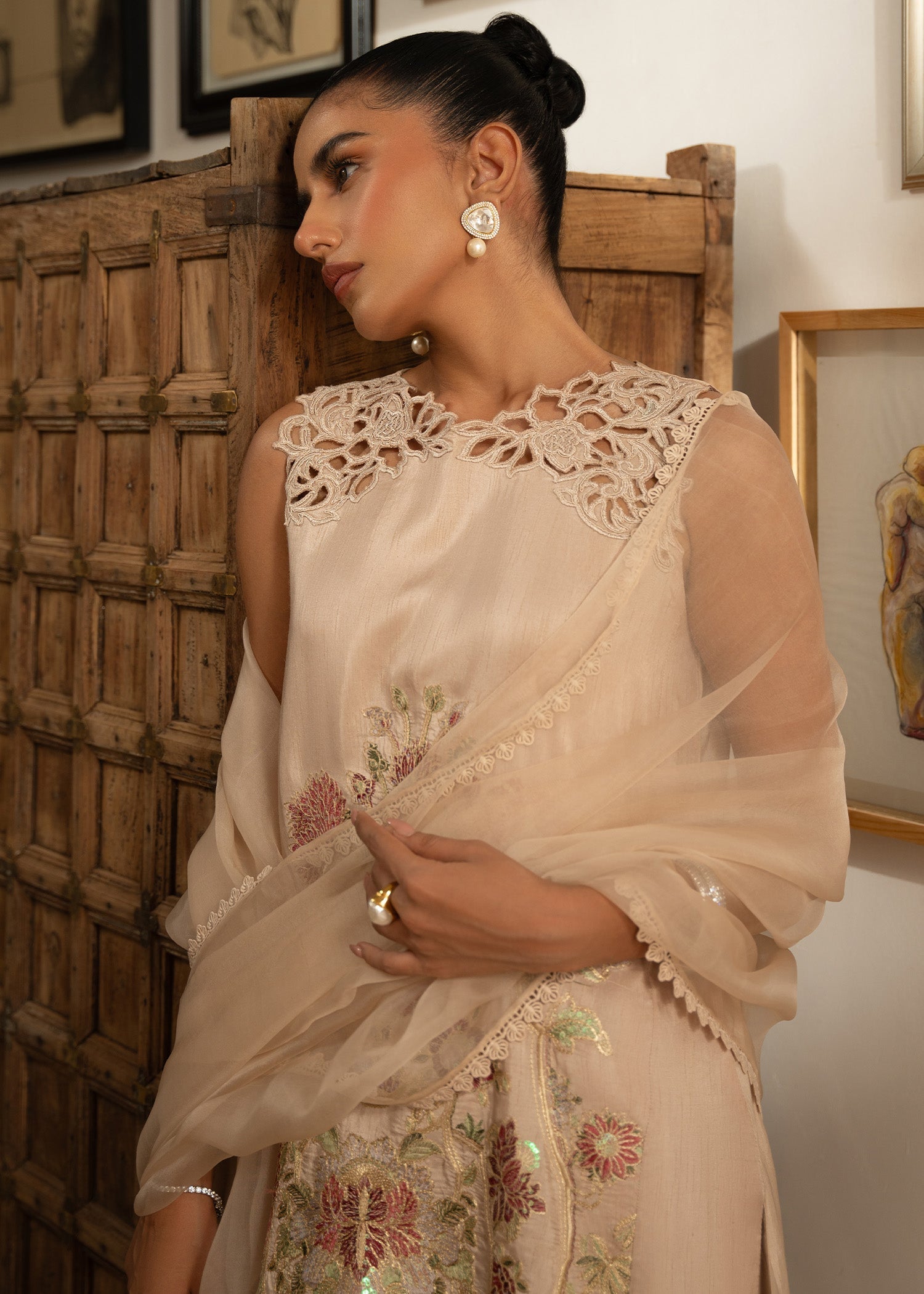 Sadaf Fawad Khan | Mehrma Wedding Formals | Sand storm - Official Sadaf Fawad Khan stockist in UK - Sakeena London