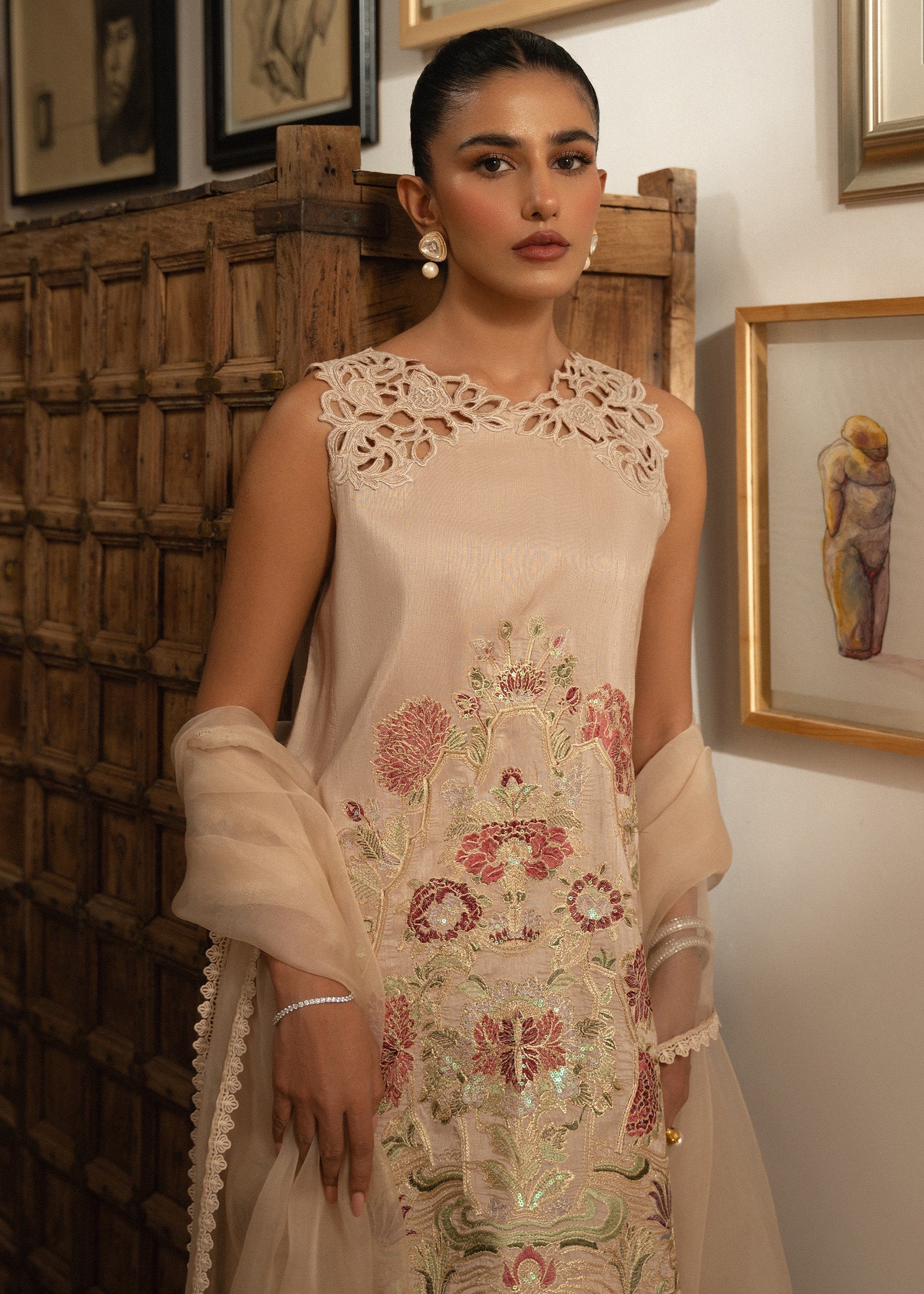 Sadaf Fawad Khan | Mehrma Wedding Formals | Sand storm - Official Sadaf Fawad Khan stockist in UK - Sakeena London