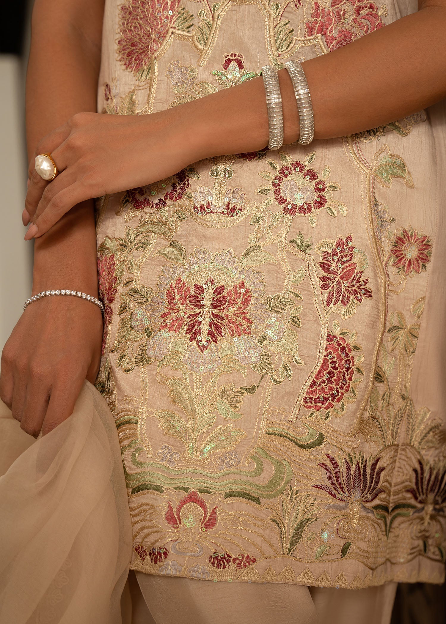 Sadaf Fawad Khan | Mehrma Wedding Formals | Sand storm - Official Sadaf Fawad Khan stockist in UK - Sakeena London