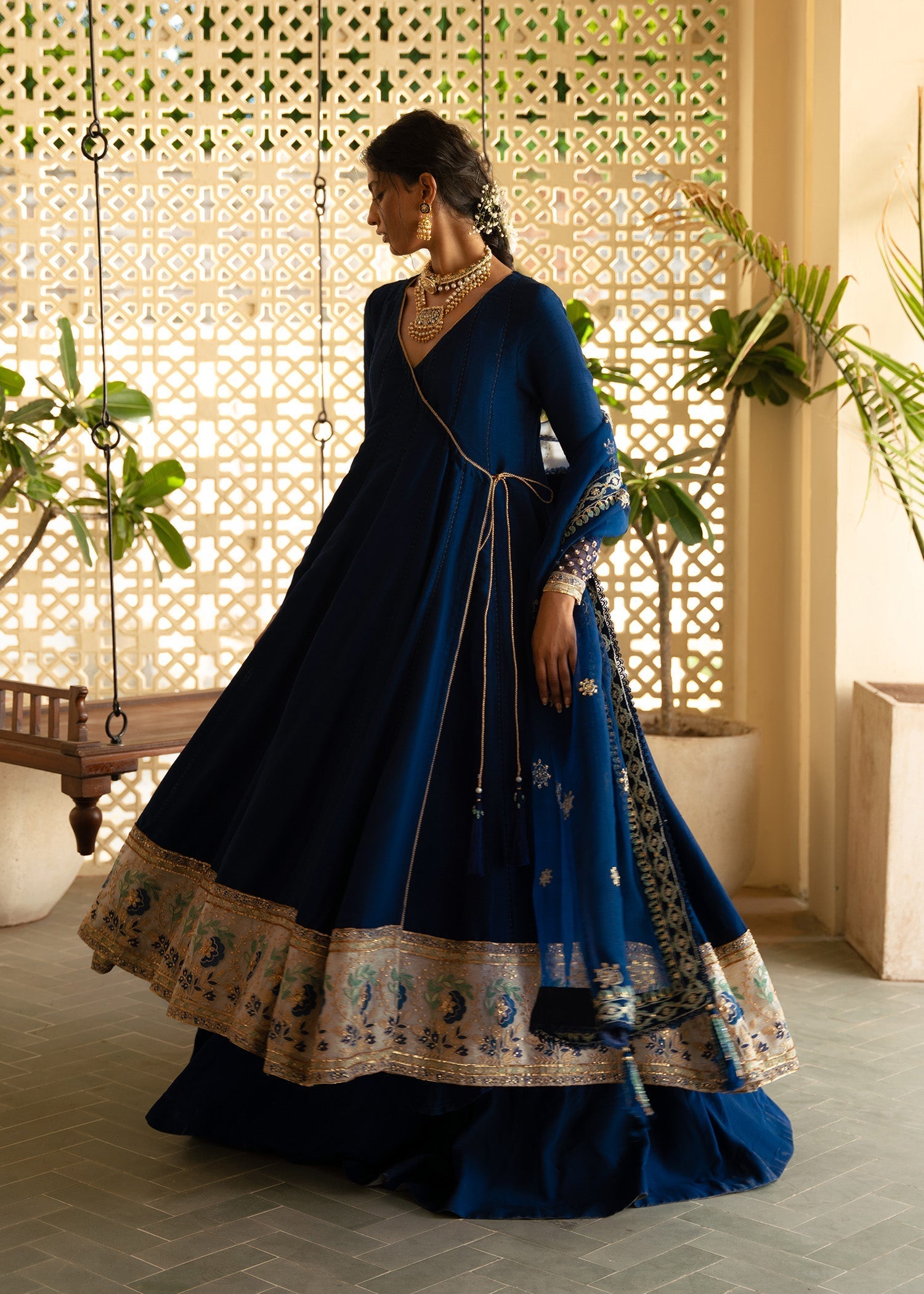 Sadaf Fawad Khan | Mehrma Wedding Formals | Midnight Sky - Official Sadaf Fawad Khan stockist in UK - Sakeena London