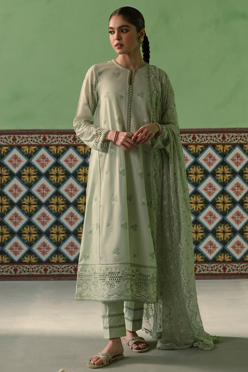 Cross Stitch | Chikankari Lawn Collection | P-01 - Official Cross Stitch stockist in UK - Sakeena London