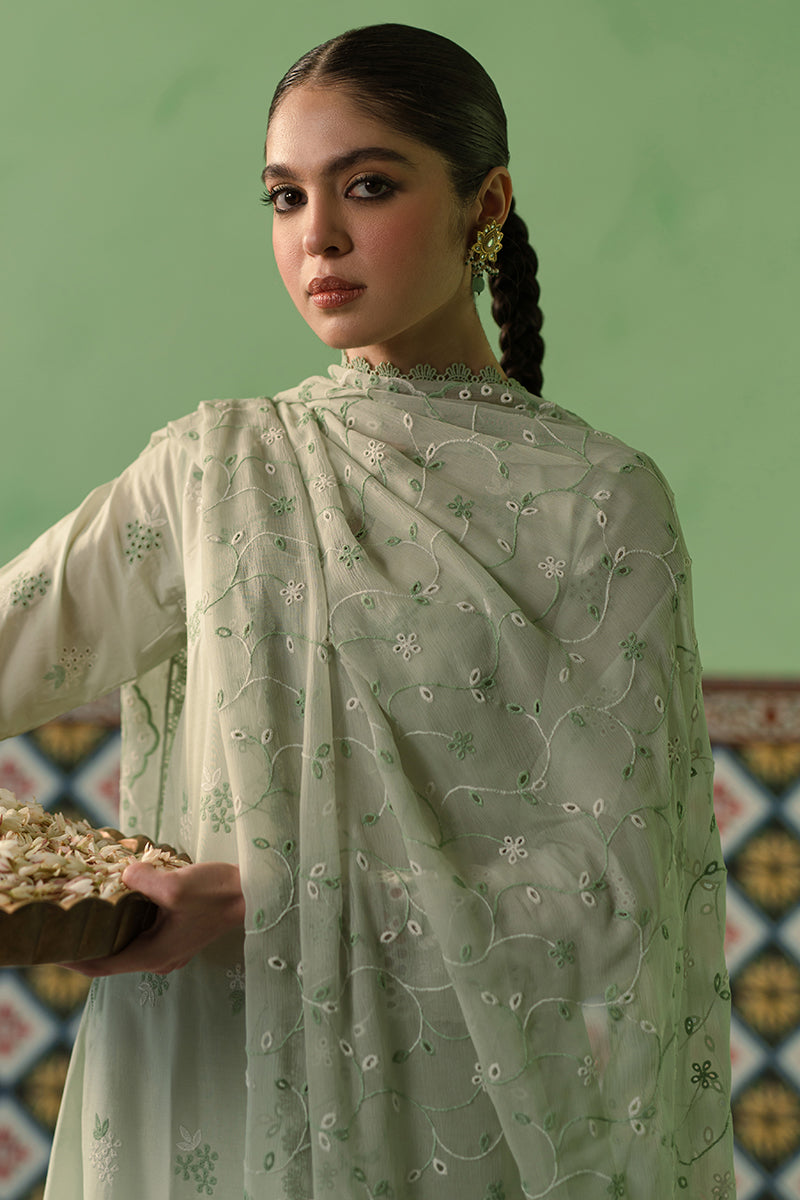 Cross Stitch | Chikankari Lawn Collection | P-01 - Official Cross Stitch stockist in UK - Sakeena London