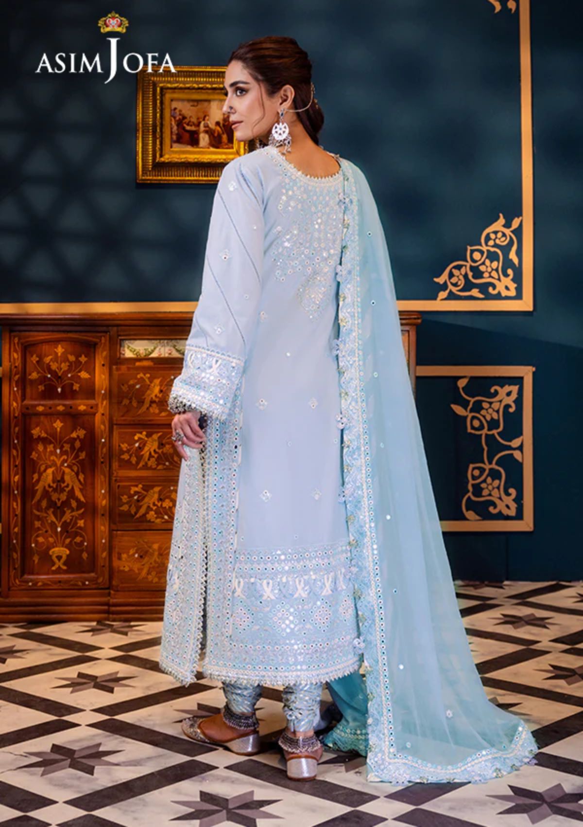 Lawn Collection - Asim Jofa - Fasana - e - Ishq - AFI24#12