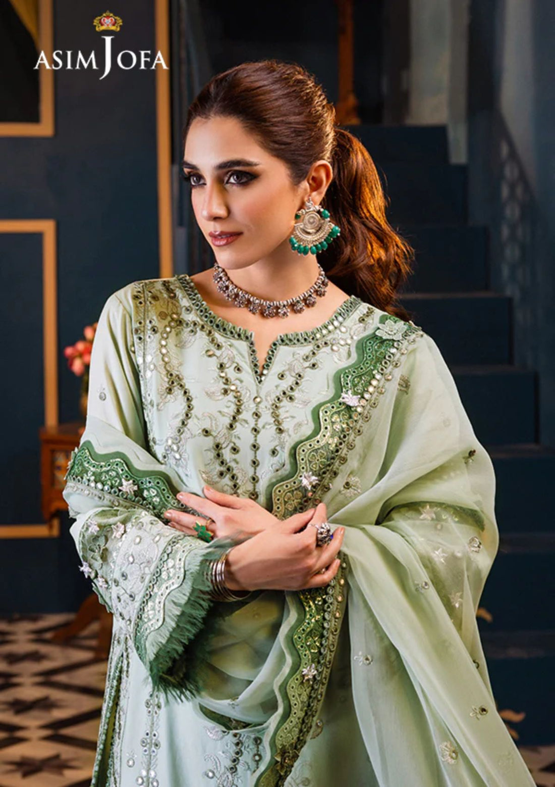 Lawn Collection - Asim Jofa - Fasana - e - Ishq - AFI24#17