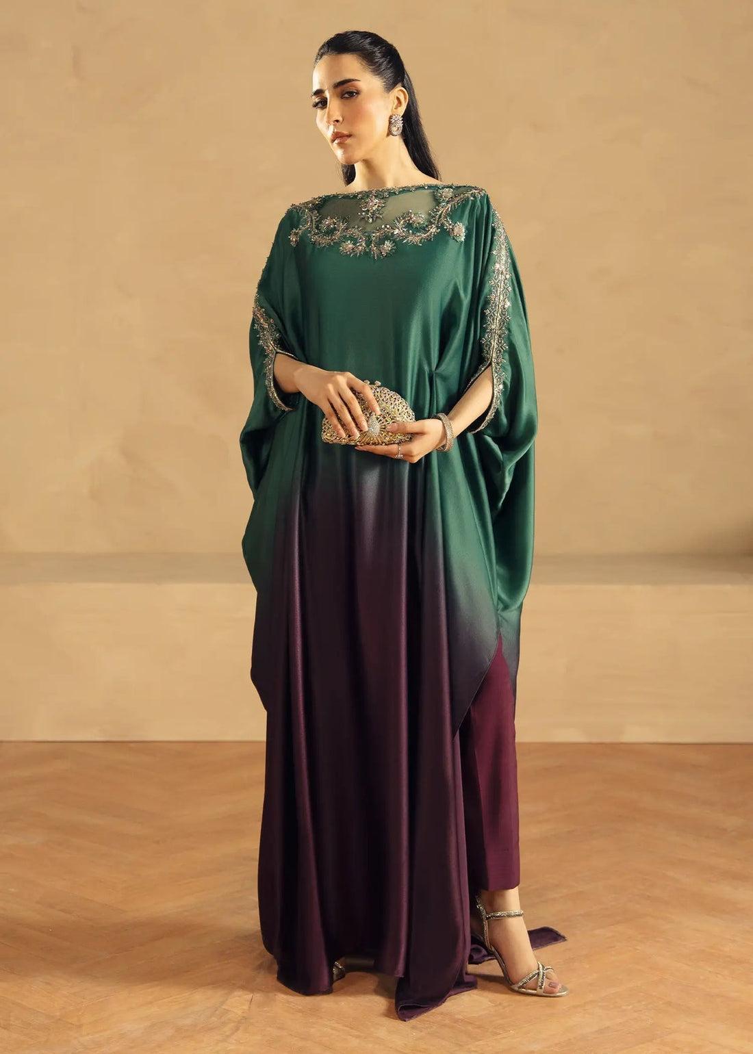 Jeem | Formals 25 | SHADED KAFTAN - Official Jeem stockist in UK - Sakeena London