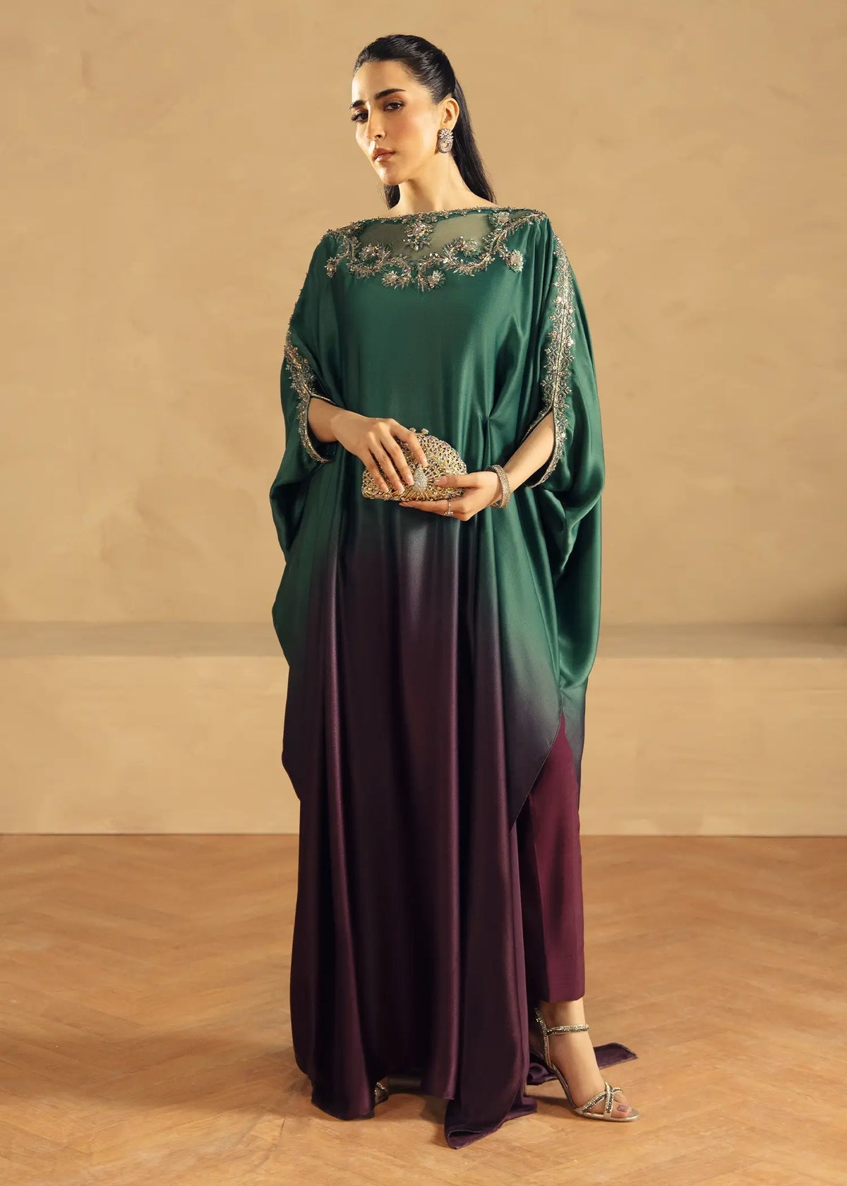 Jeem | Formals 25 | SHADED KAFTAN - Official Jeem stockist in UK - Sakeena London