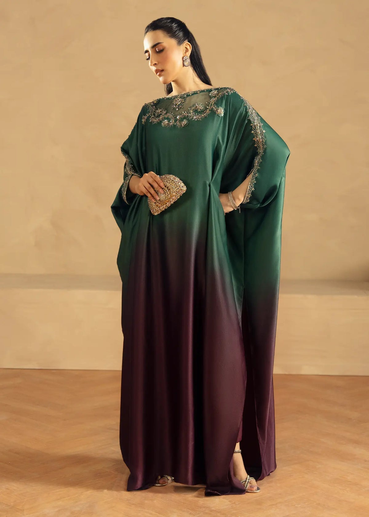 Jeem | Formals 25 | SHADED KAFTAN - Official Jeem stockist in UK - Sakeena London