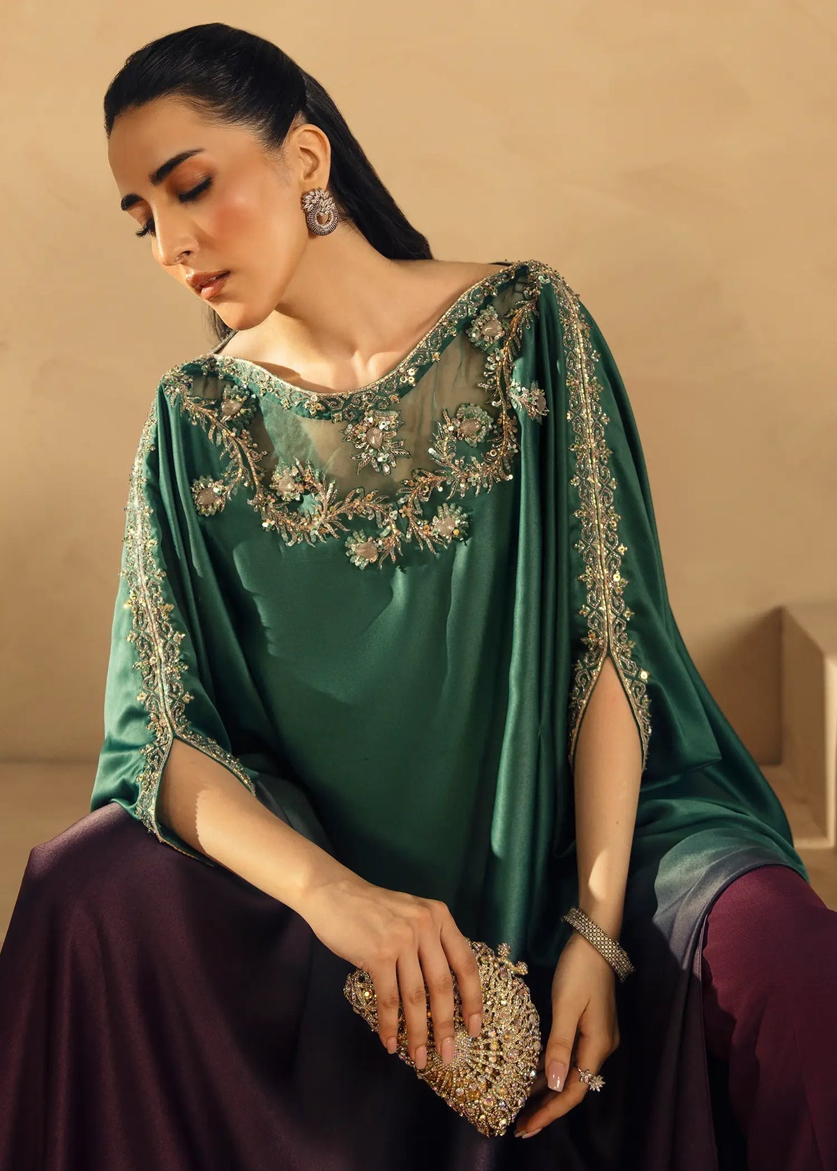 Jeem | Formals 25 | SHADED KAFTAN - Official Jeem stockist in UK - Sakeena London