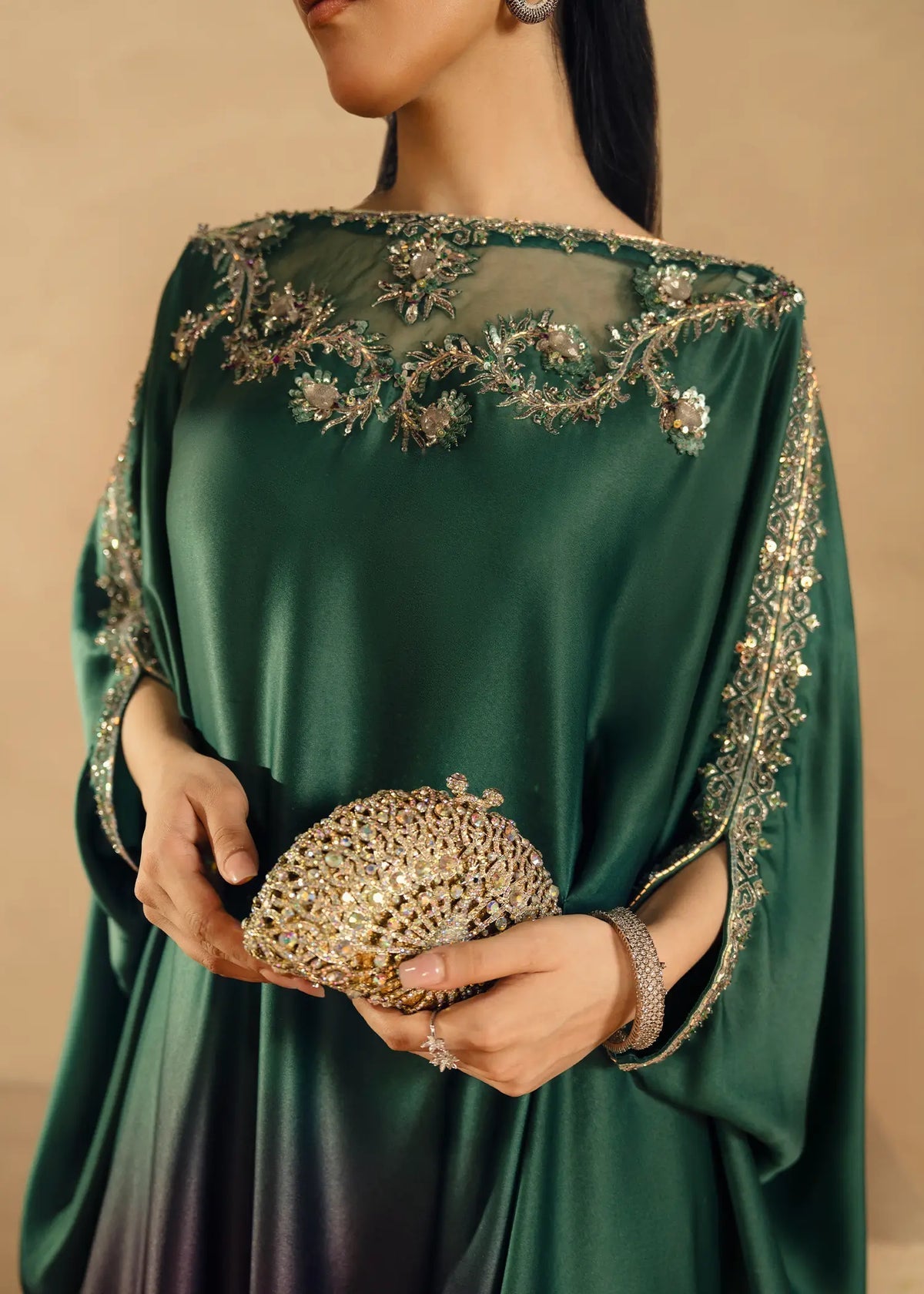 Jeem | Formals 25 | SHADED KAFTAN - Official Jeem stockist in UK - Sakeena London