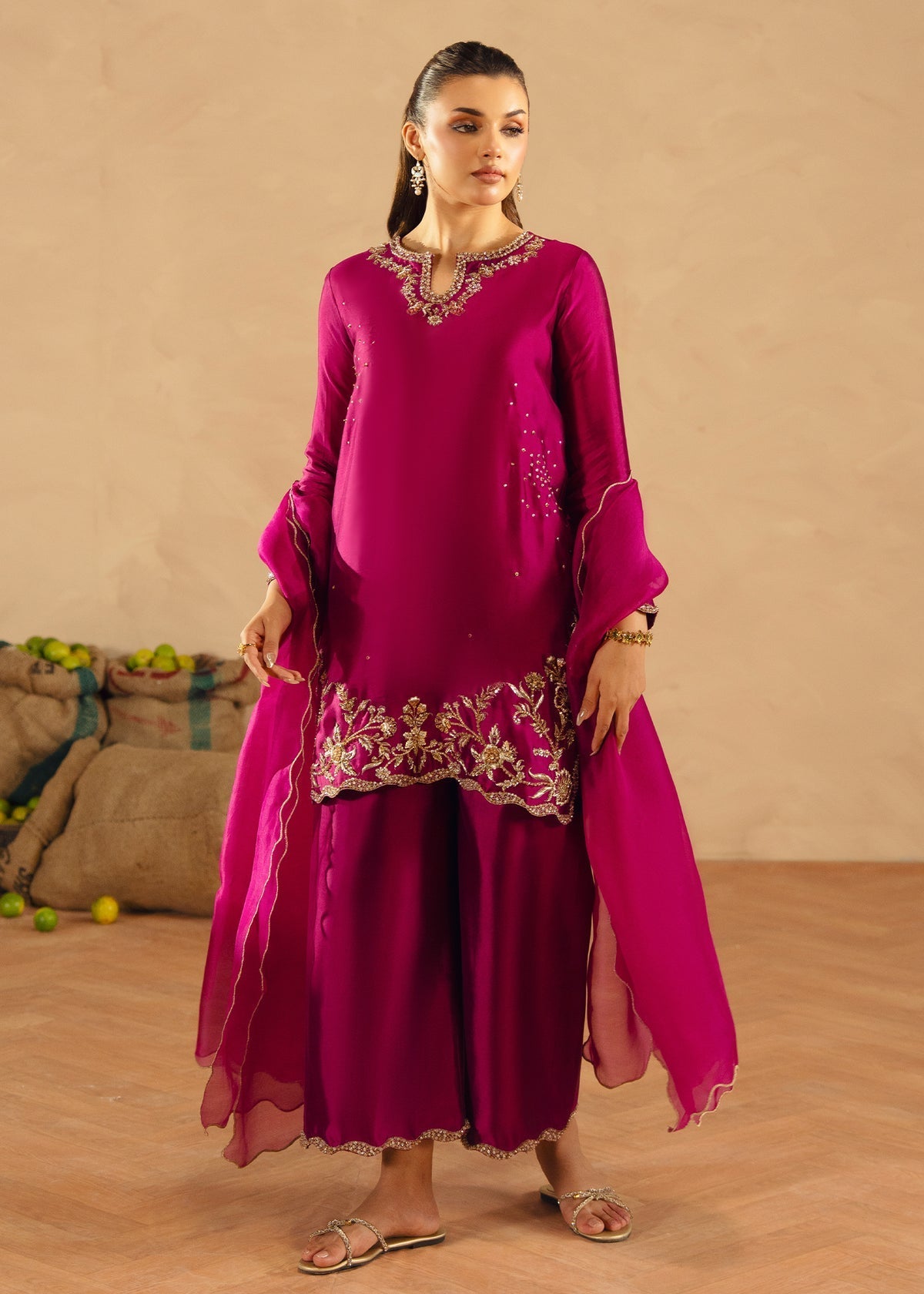 Jeem | Formals 25 | MAGENTA MARL - Official Jeem stockist in UK - Sakeena London