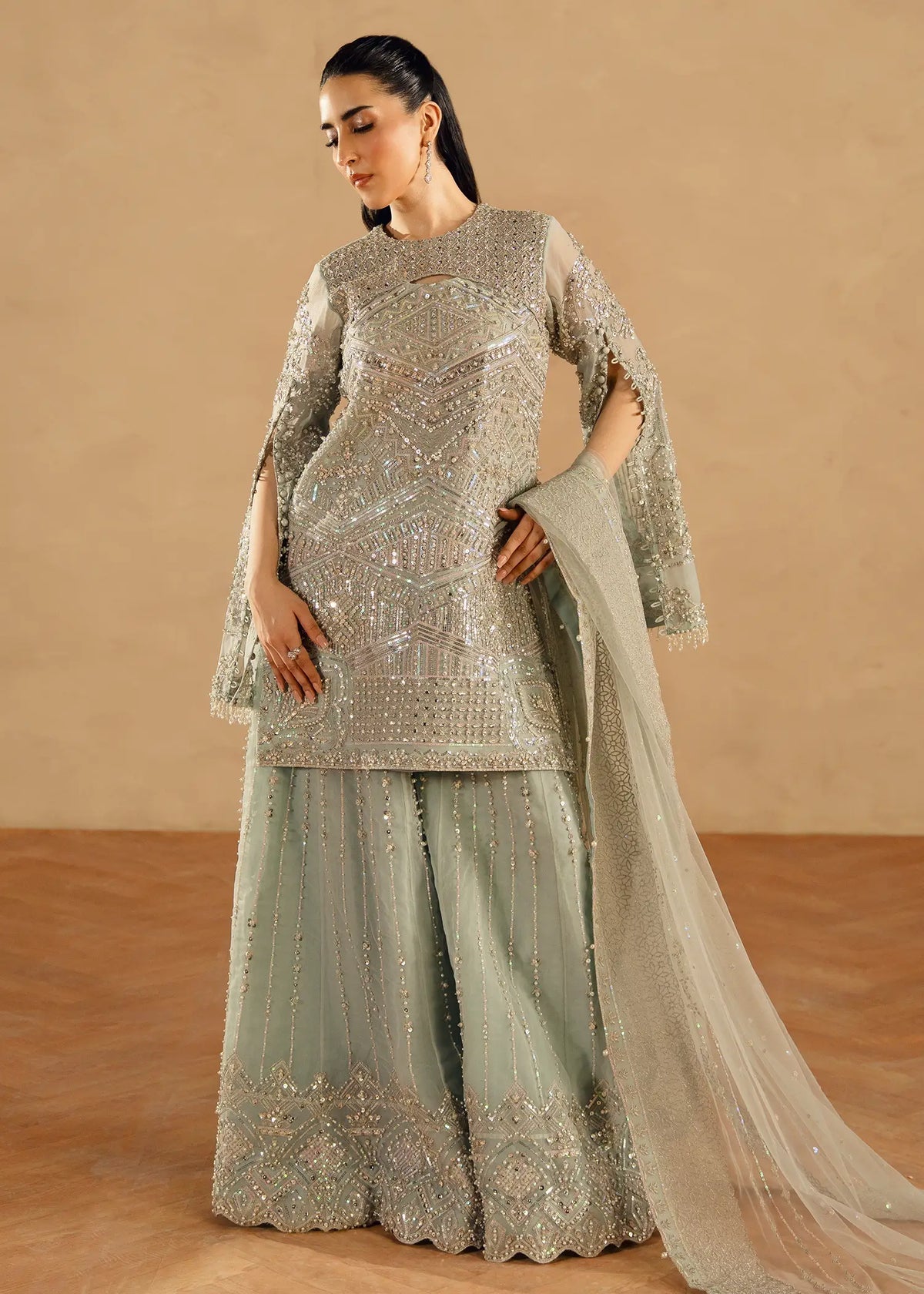 Jeem | Formals 25 | IRIS ICE BLUE - Official Jeem stockist in UK - Sakeena London