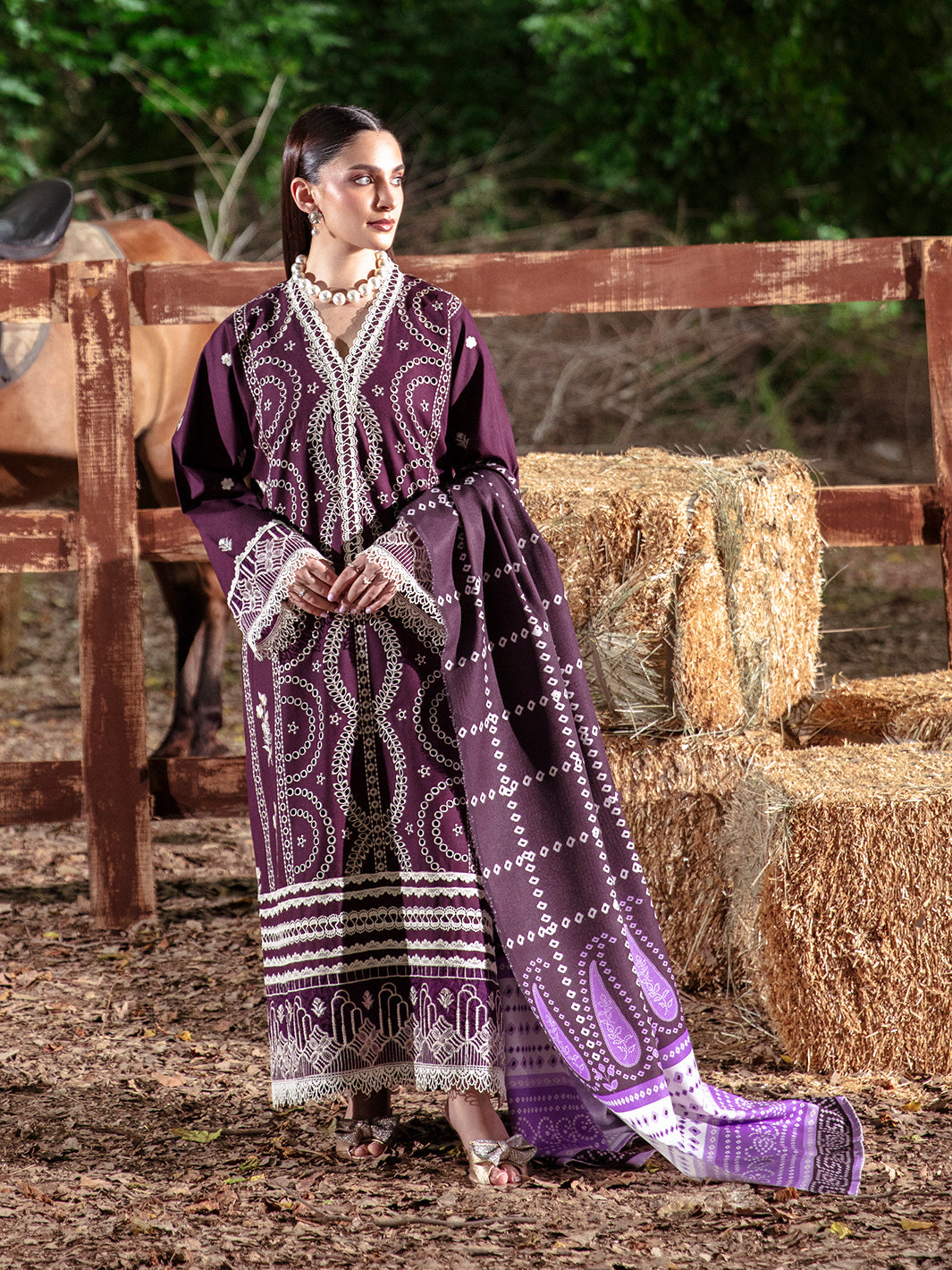 Mahnur | Hazel Winter 24 | ALETHEA - Official Mahnur stockist in UK - Sakeena London