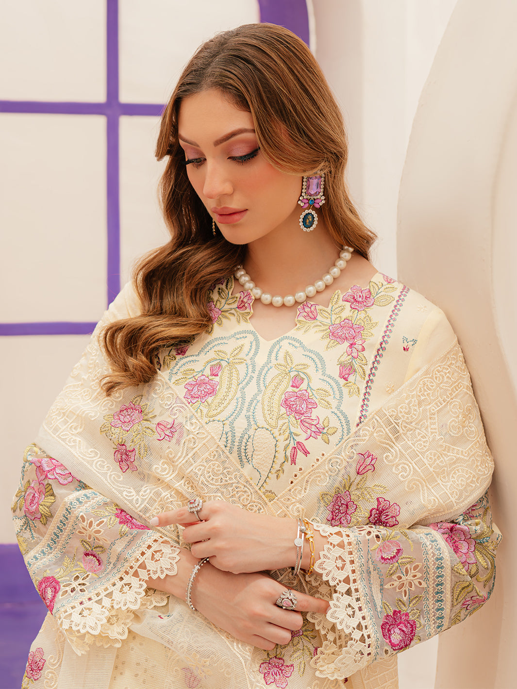 Mahnur | Allenura Luxury Lawn 24 | AMOUR - Official Mahnur stockist in UK - Sakeena London