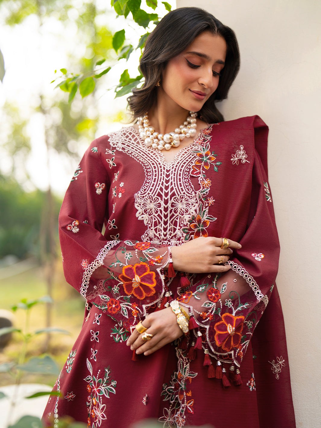 Mahnur | Angan Embroidered Lawn 26 | AN-001