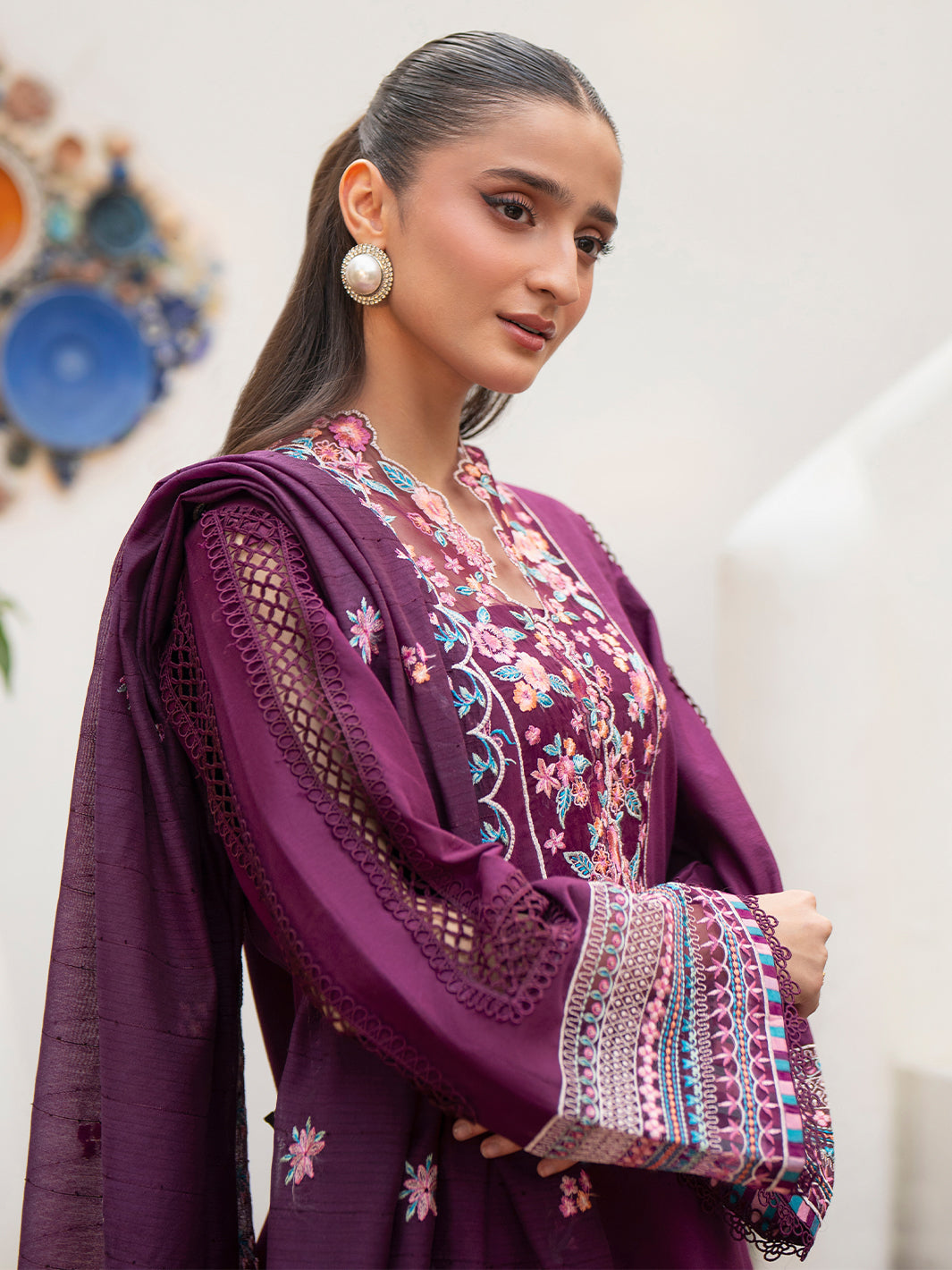 Mahnur | Angan Embroidered Lawn 26 | AN-008