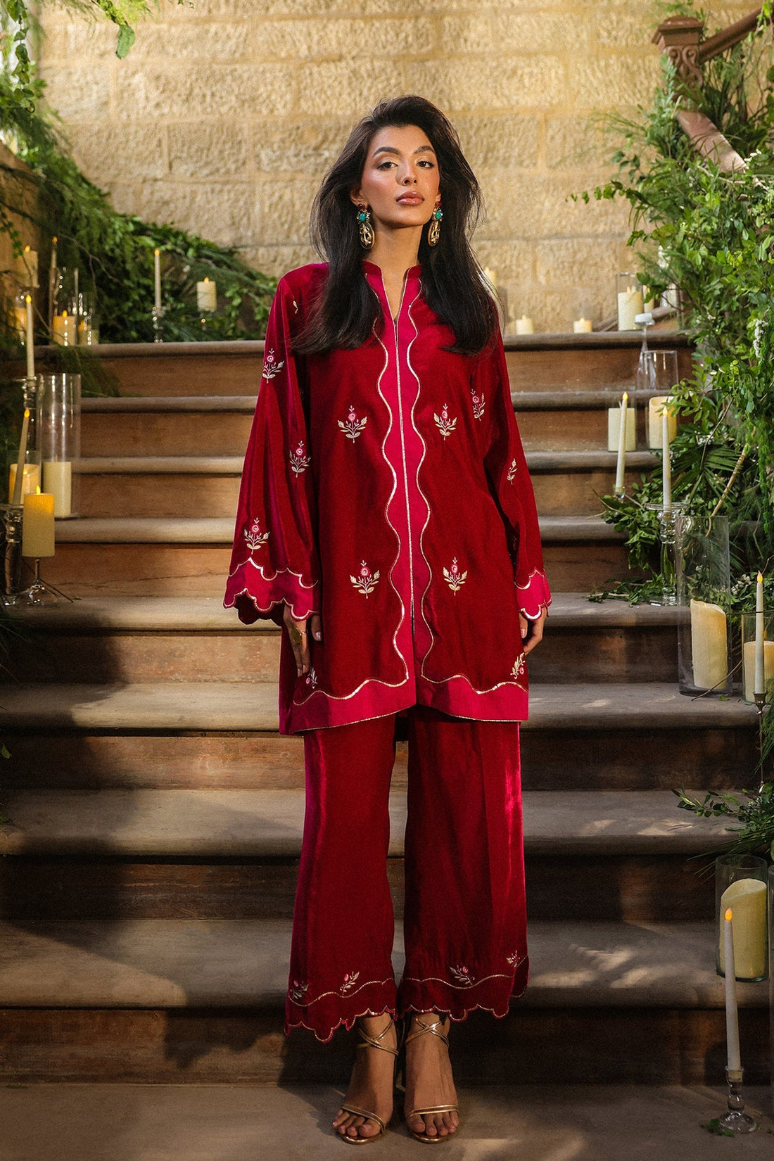 Sahar | Luxury Pret 25 | Crimson Majesty - Official Sahar stockist in UK - Sakeena London