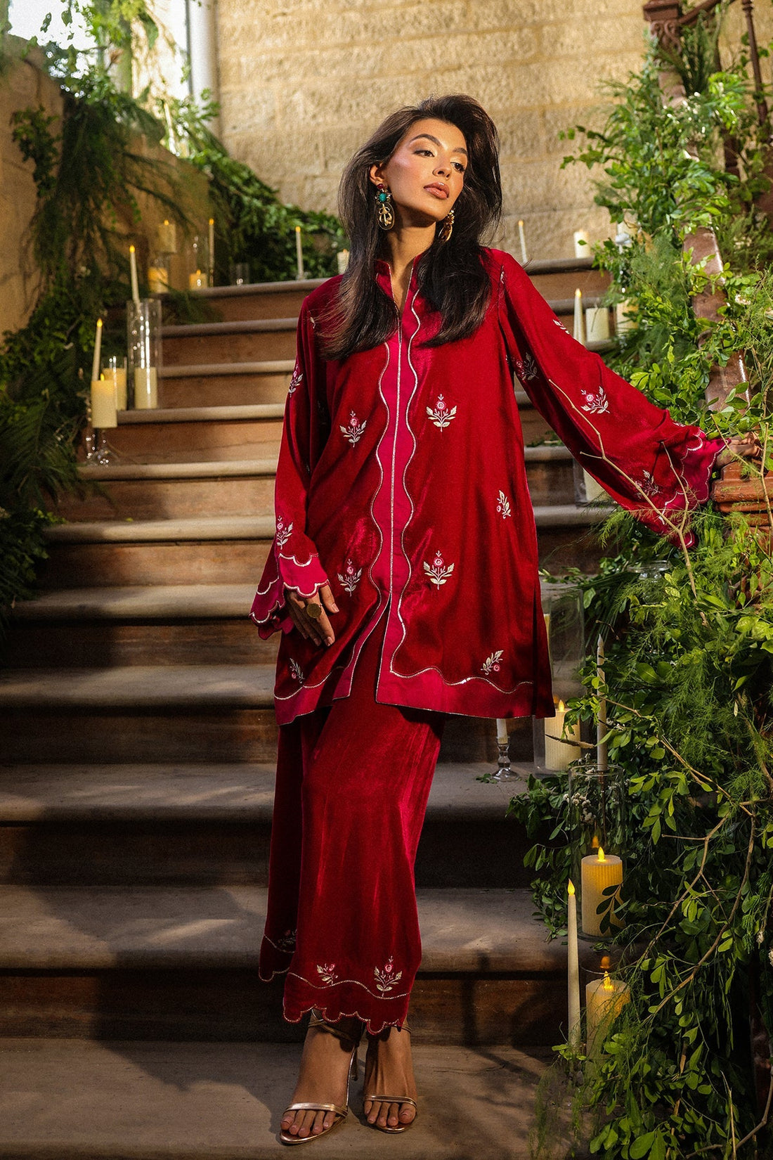 Sahar | Luxury Pret 25 | Crimson Majesty - Official Sahar stockist in UK - Sakeena London