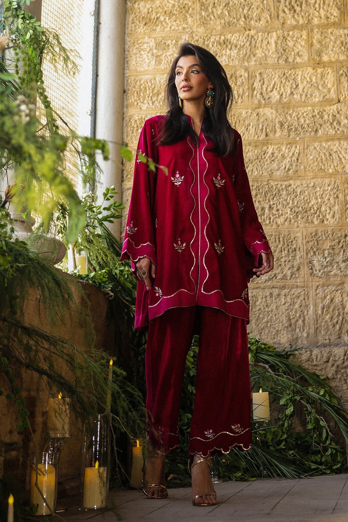 Sahar | Luxury Pret 25 | Crimson Majesty - Official Sahar stockist in UK - Sakeena London