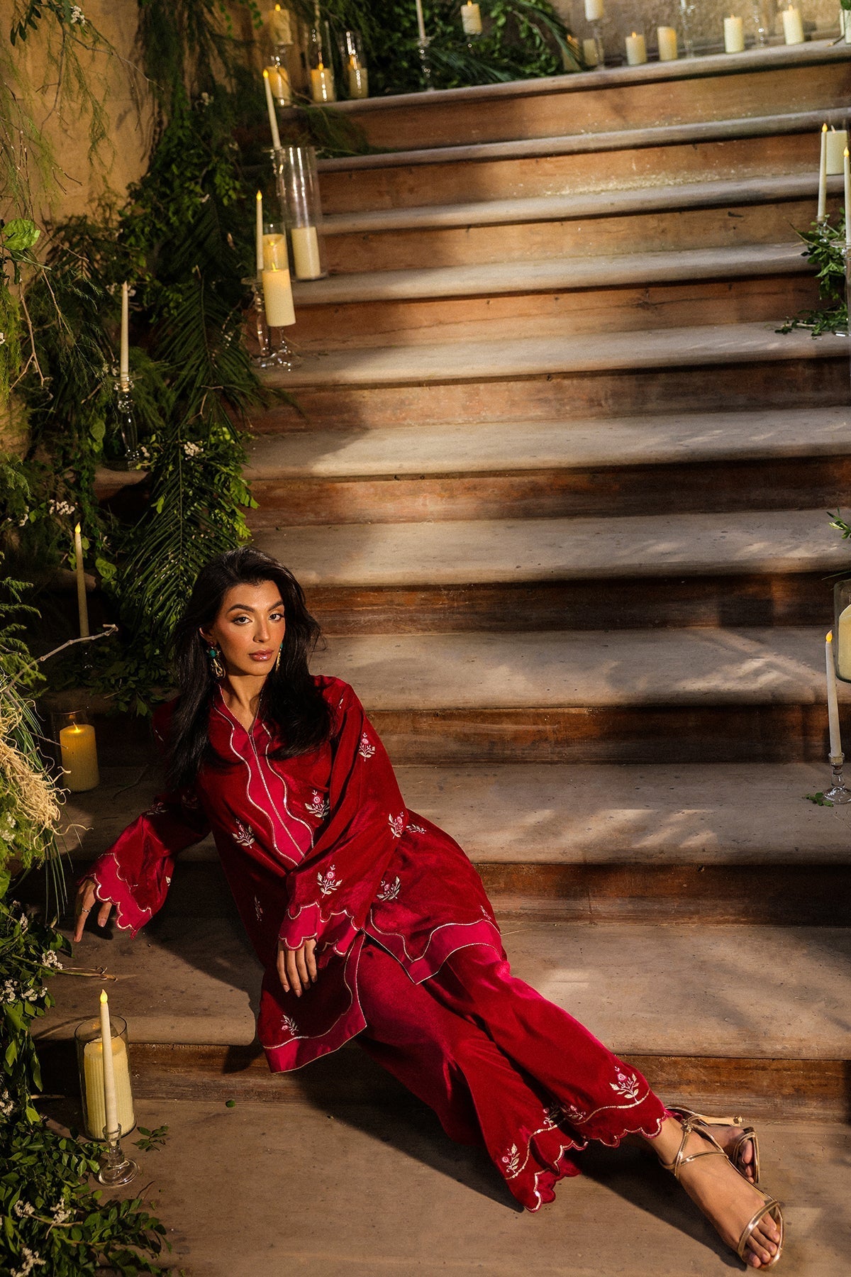 Sahar | Luxury Pret 25 | Crimson Majesty - Official Sahar stockist in UK - Sakeena London