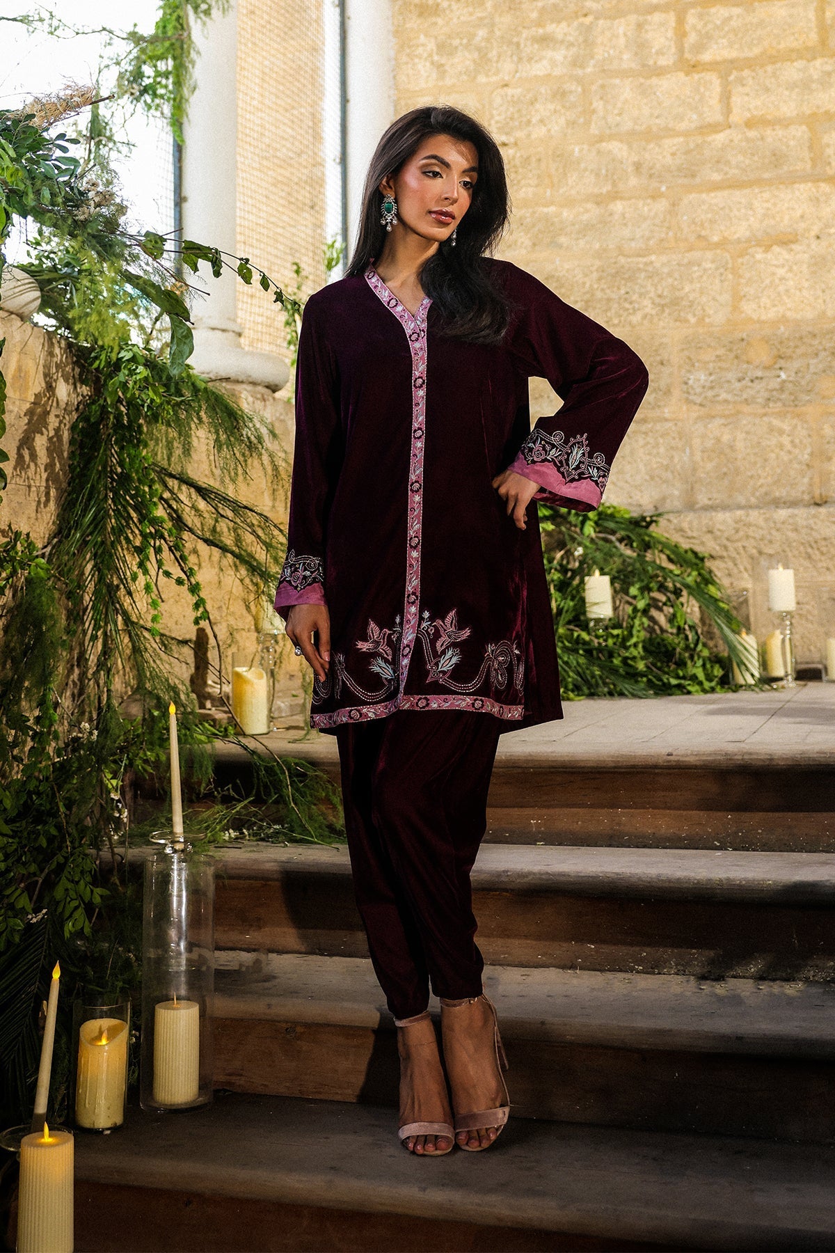 Sahar | Luxury Pret 25 | Plum Reverie - Official Sahar stockist in UK - Sakeena London