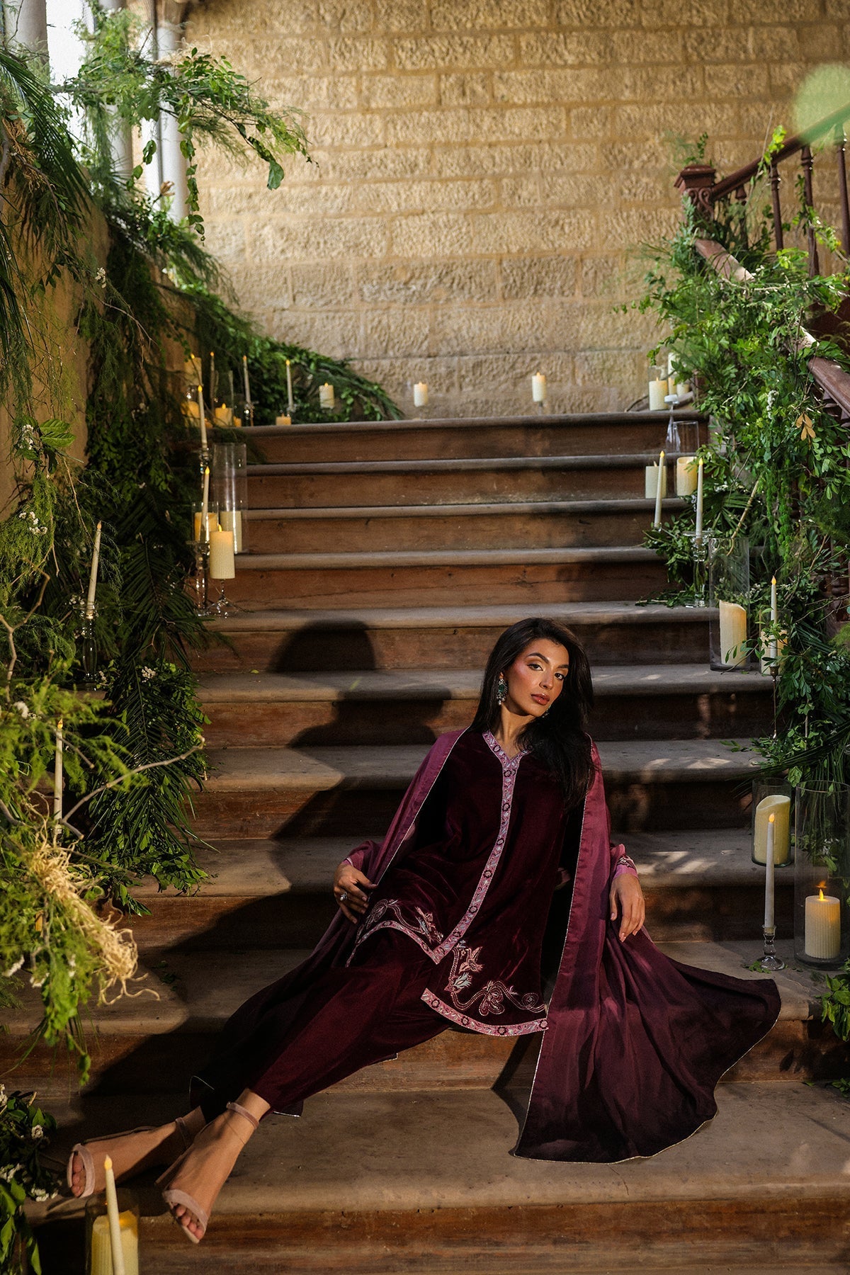 Sahar | Luxury Pret 25 | Plum Reverie - Official Sahar stockist in UK - Sakeena London