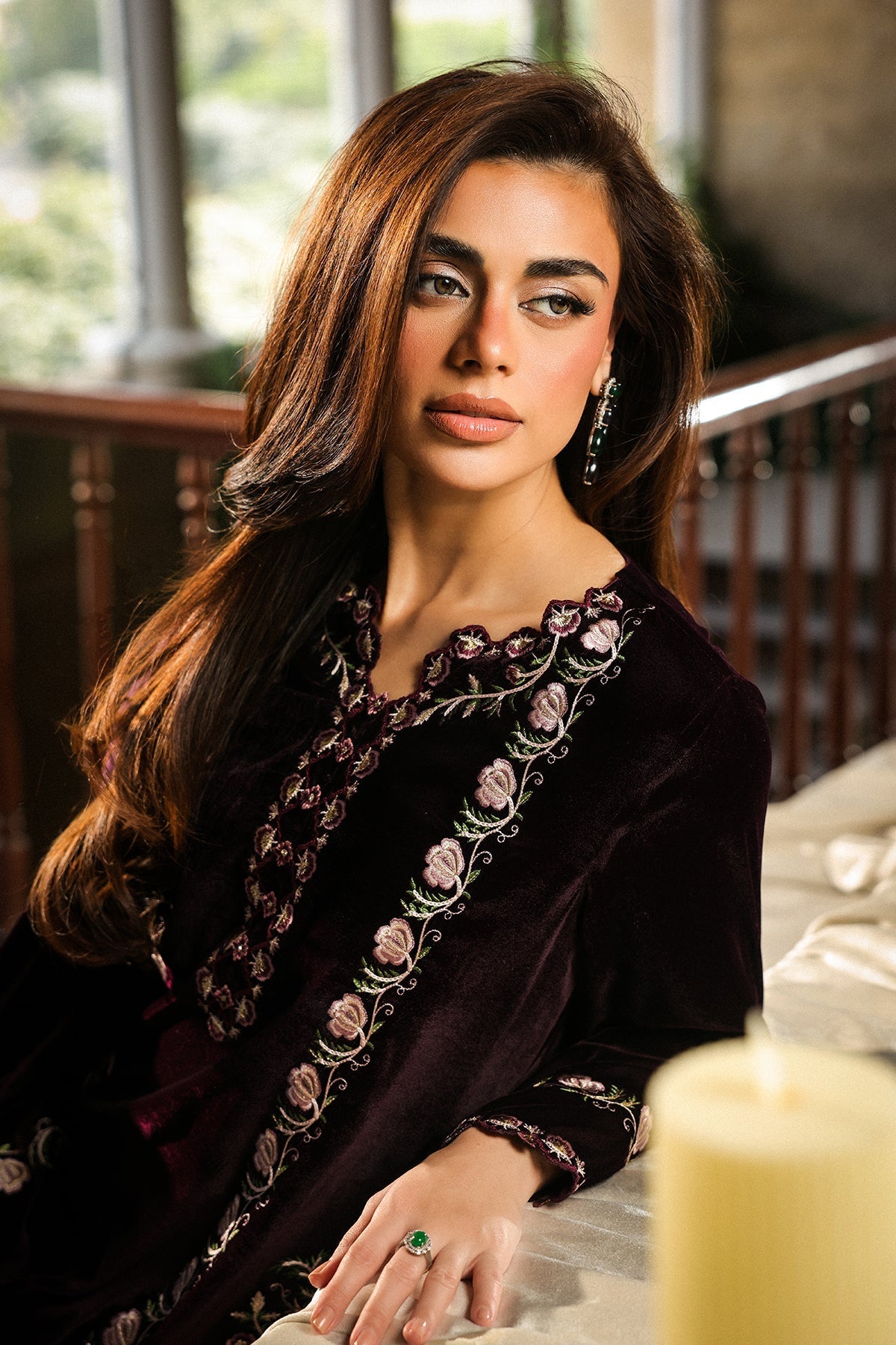 Sahar | Luxury Pret 25 | Aubergine Noir - Official Sahar stockist in UK - Sakeena London