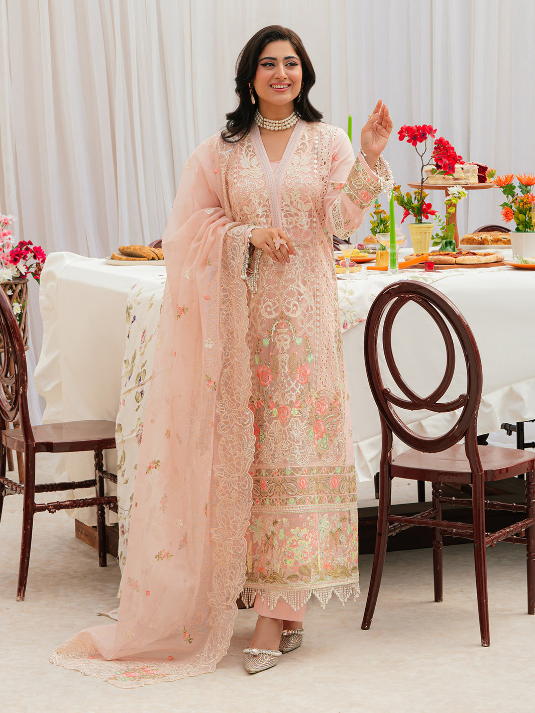 Mahnur | Allenura Luxury Lawn 24 | AZURE - Official Mahnur stockist in UK - Sakeena London