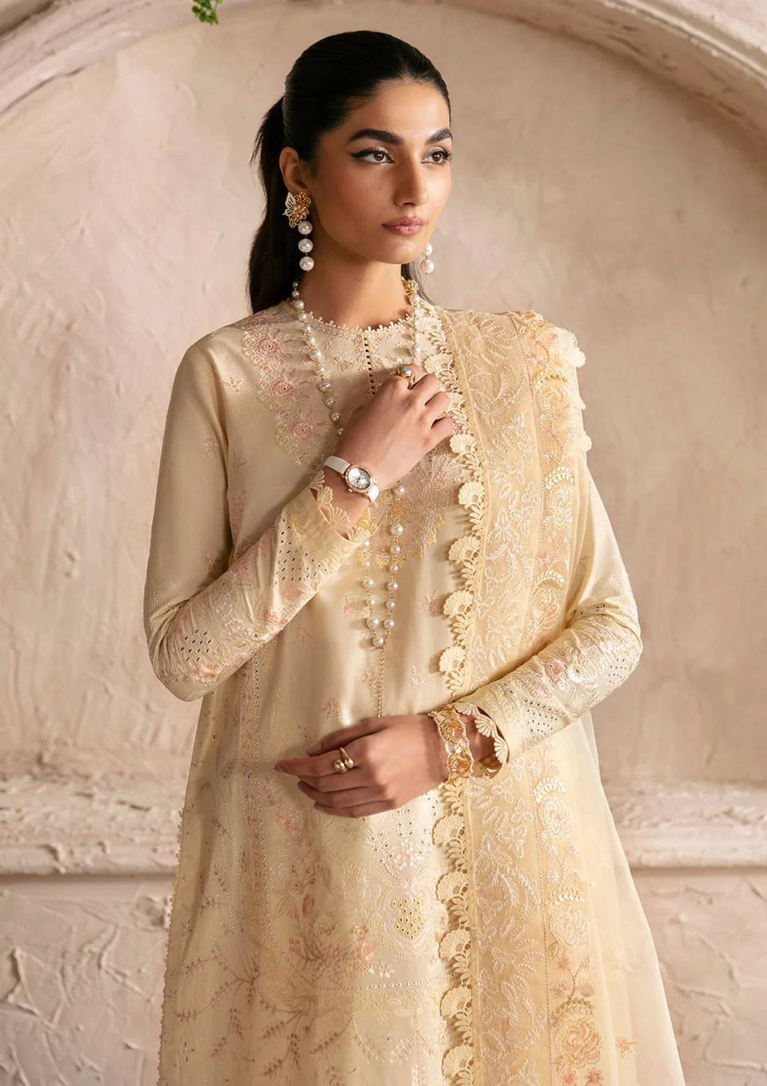 Lawn Collection - Afrozeh - Cascade - Luxury - D#08 - Claire