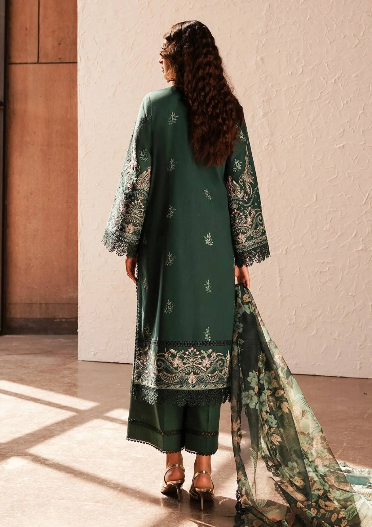 Lawn Collection - Afrozeh - Chikankari - Festive 24 - ACF#4 - Viridian