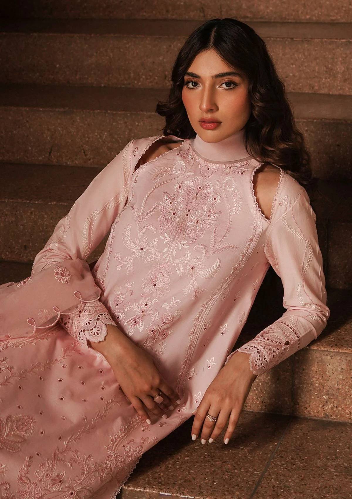 Lawn Collection - Afrozeh - Chikankari - Festive 24 - ACF#7 - Rosella