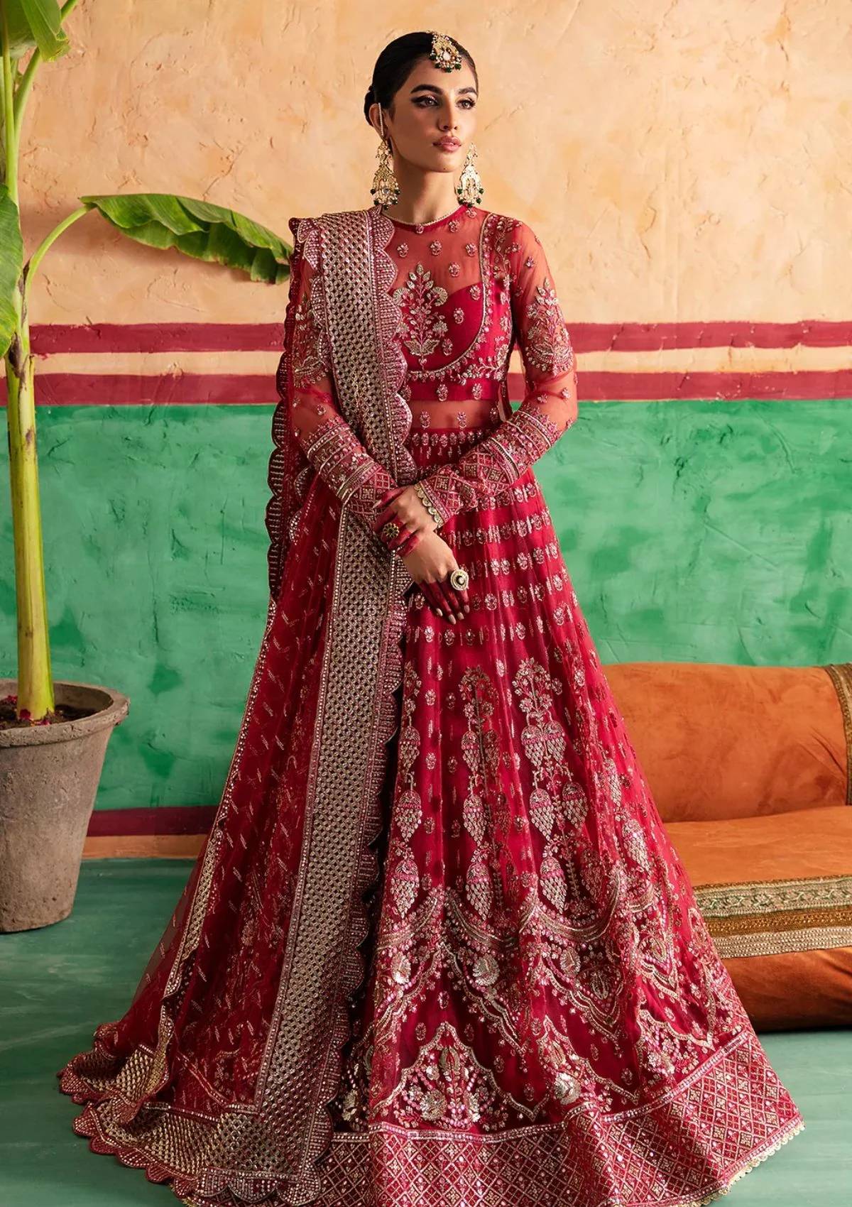 Formal Collection - Afrozeh - Shehnai - Wedding - ASW23#7 - Gulabposh