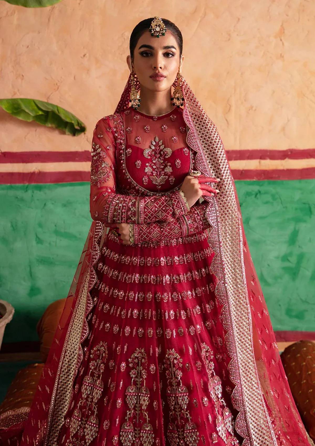 Formal Collection - Afrozeh - Shehnai - Wedding - ASW23#7 - Gulabposh