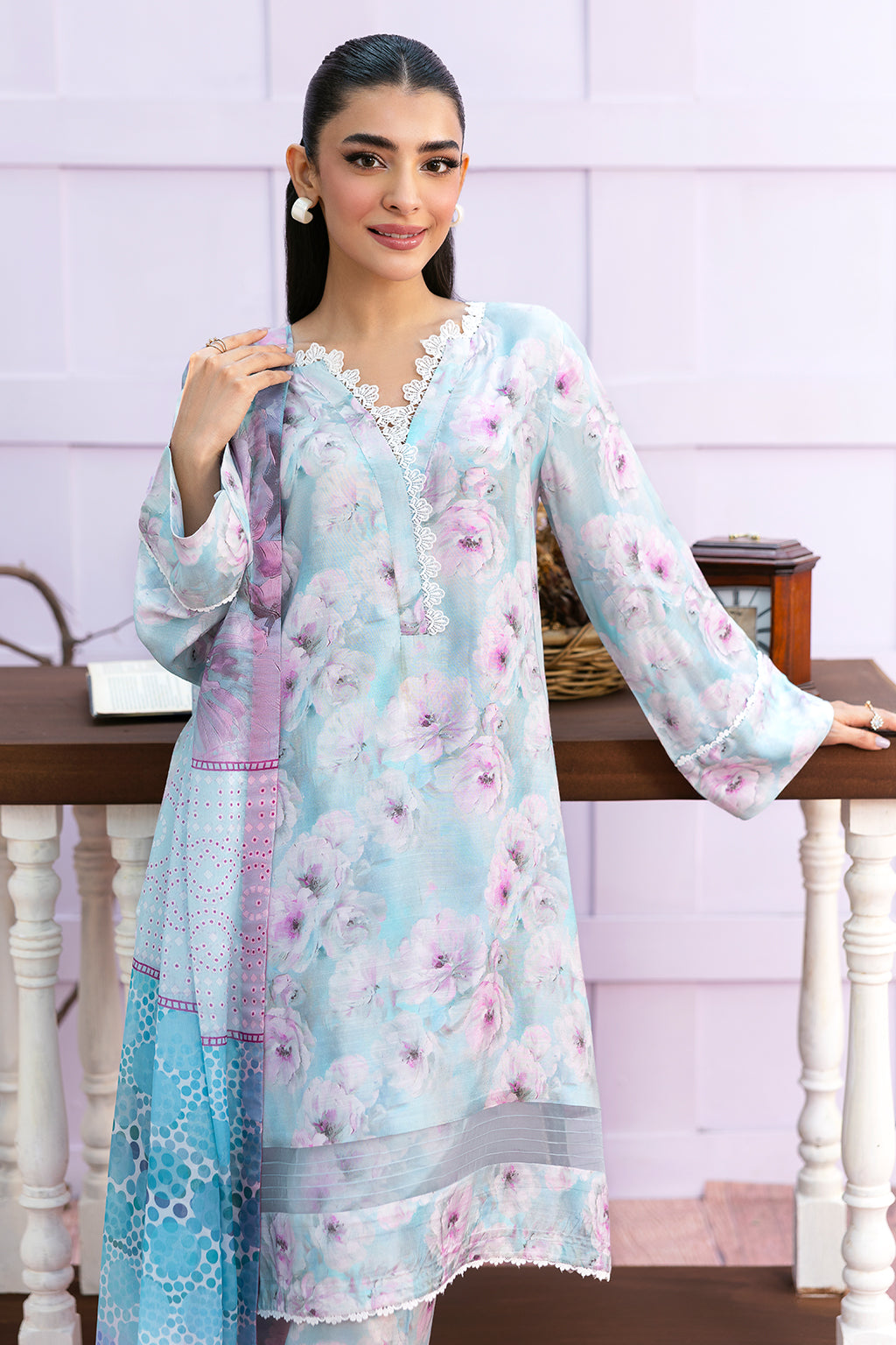 Afsanah | Basics Raw Silk | Botanic Echo AR-107 - Official Afsanah stockist in UK - Sakeena London
