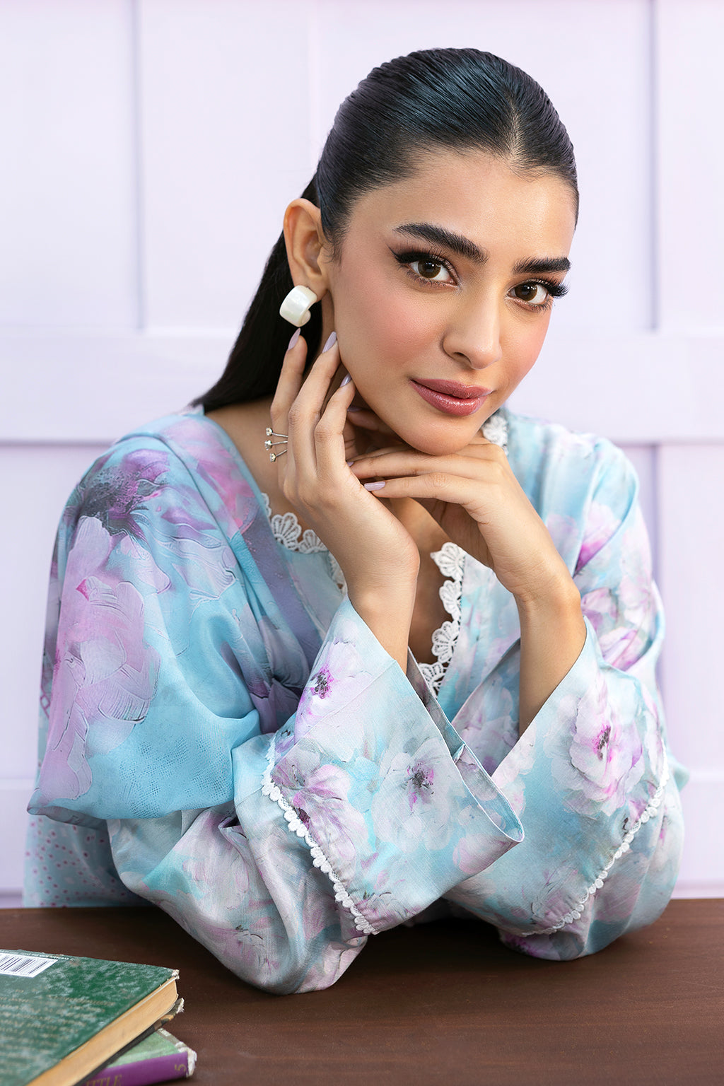 Afsanah | Basics Raw Silk | Botanic Echo AR-107 - Official Afsanah stockist in UK - Sakeena London