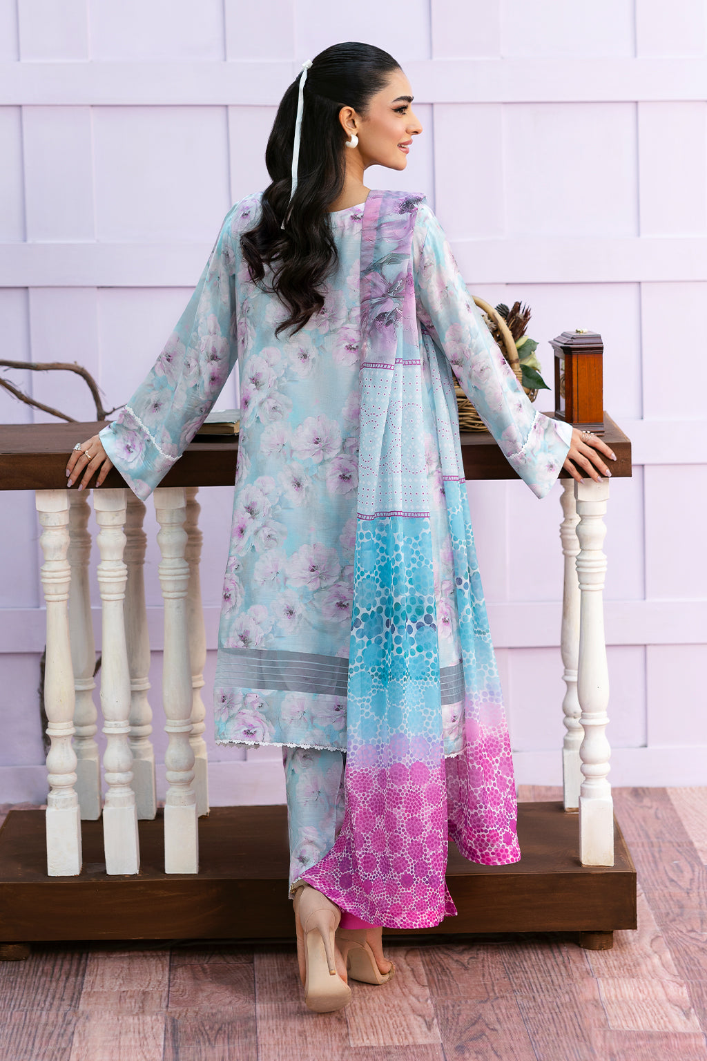Afsanah | Basics Raw Silk | Botanic Echo AR-107 - Official Afsanah stockist in UK - Sakeena London
