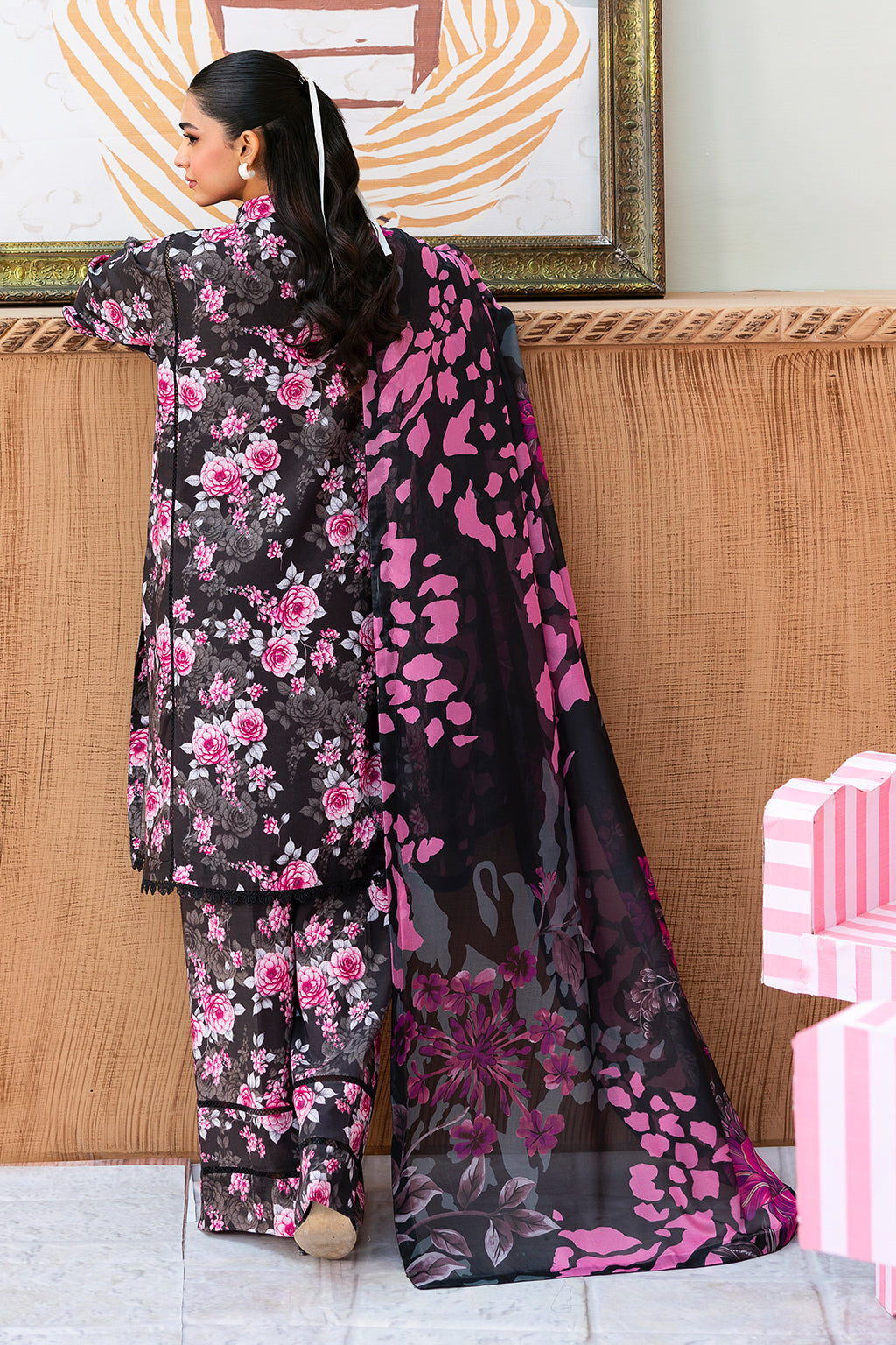 Afsanah | Basics Raw Silk | Midnight Charm AR-105 - Official Afsanah stockist in UK - Sakeena London
